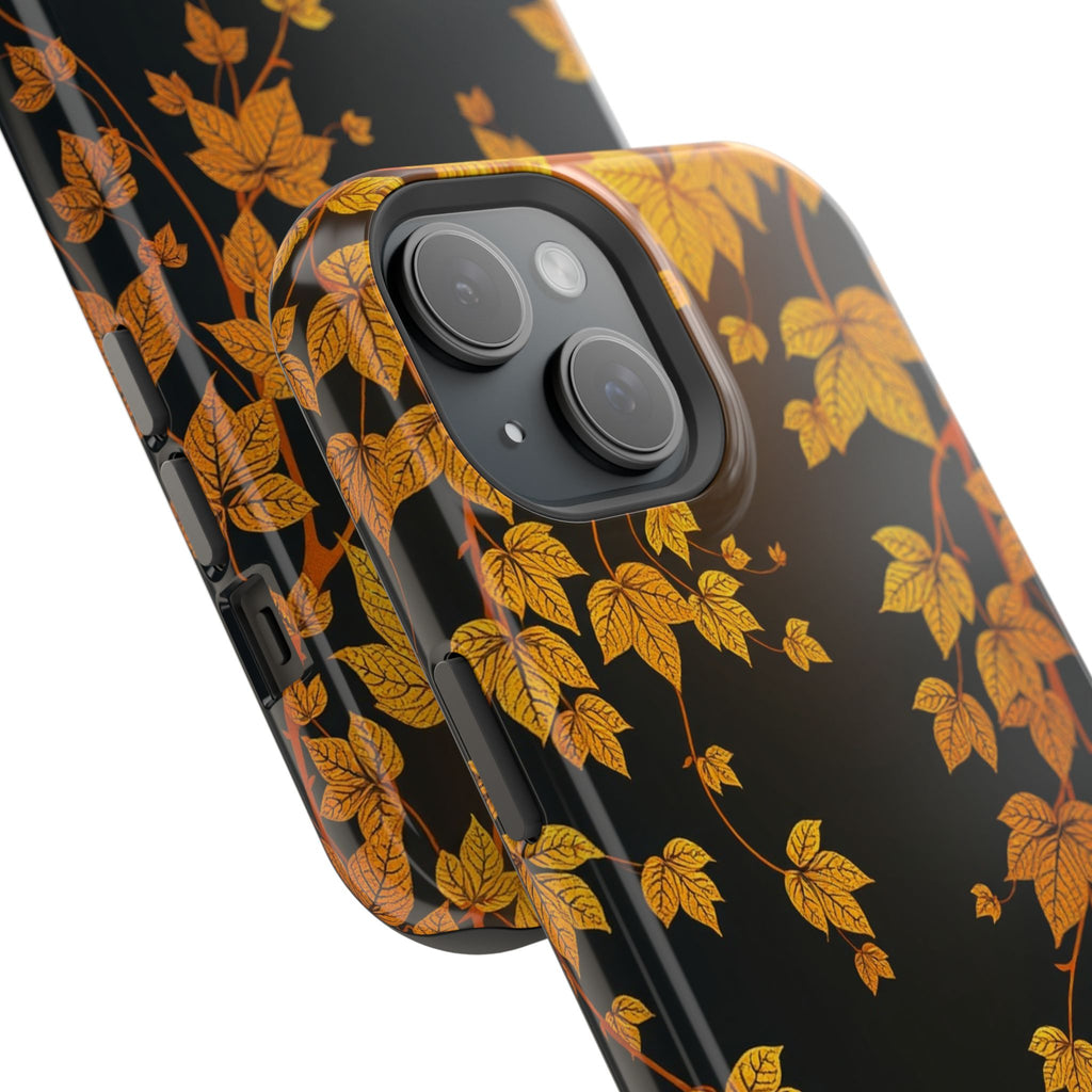 iPhone Mustard And Rust Art Nouveau Vine Slim Everyday iPhone 14 · iPhone Case
