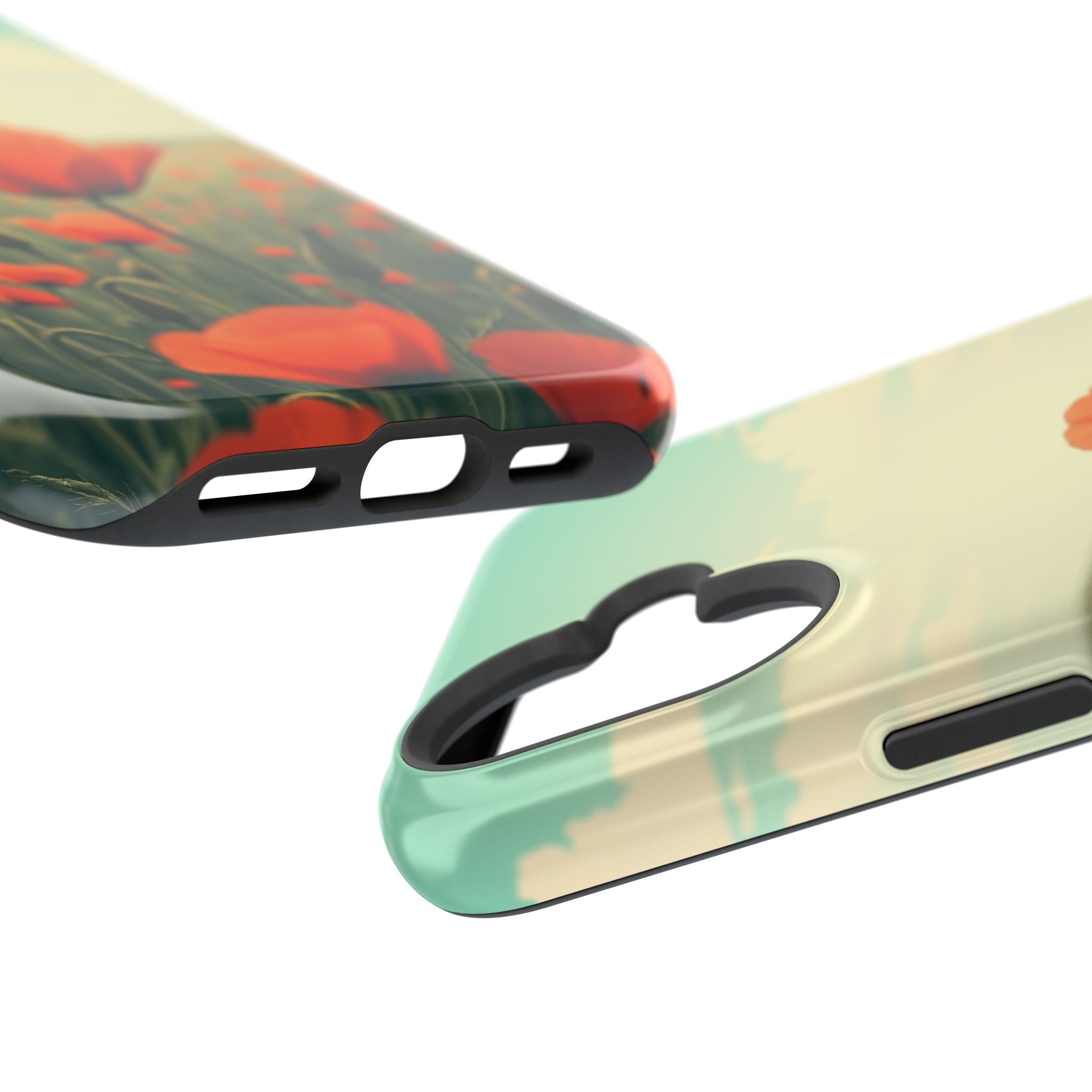 iPhone Radiant Poppy Field Design Bold Modern Everyday Snap Case · iPhone Case