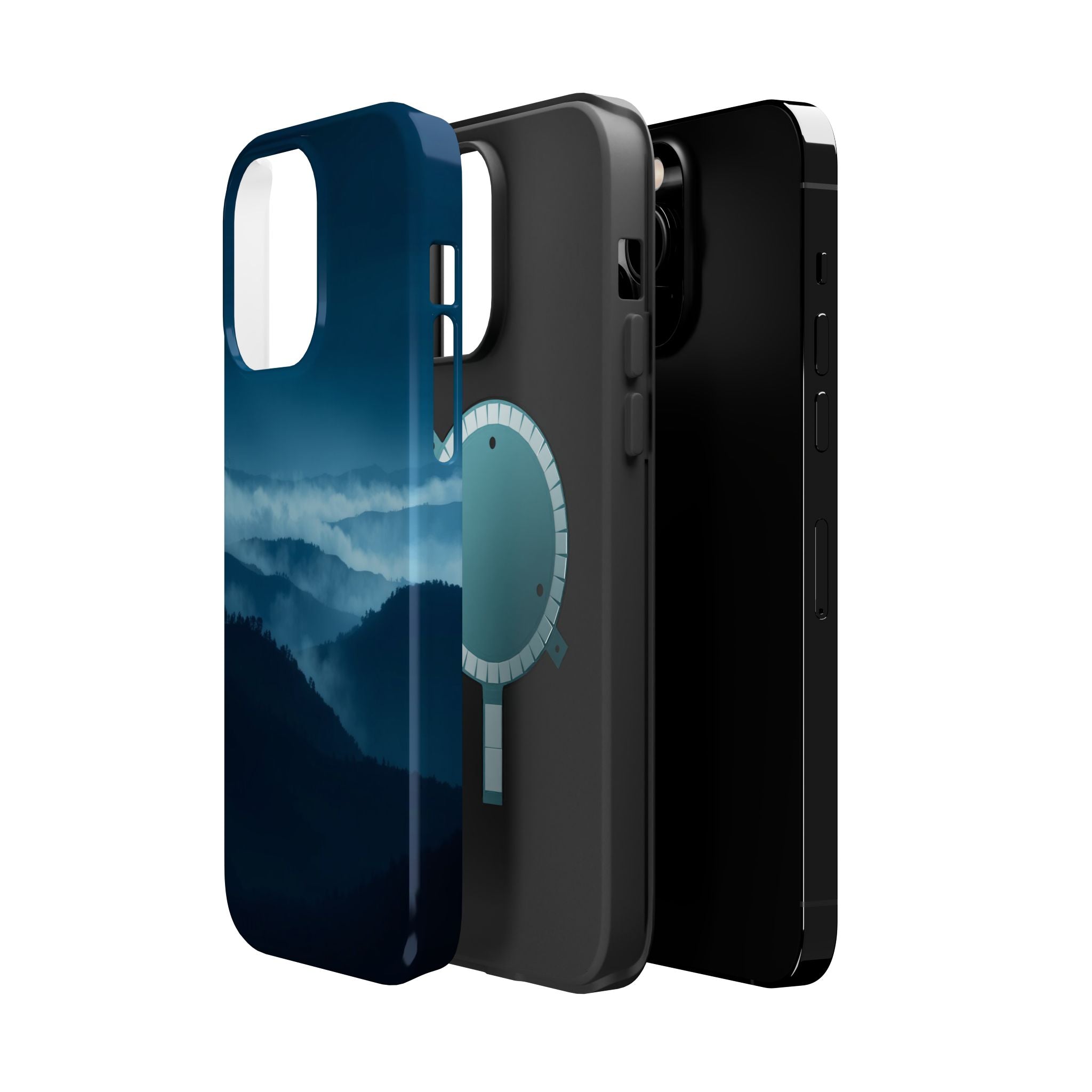 iPhone Earthy Fog Rolling Over Hills Design Slim iPhone Everyday · iPhone Case