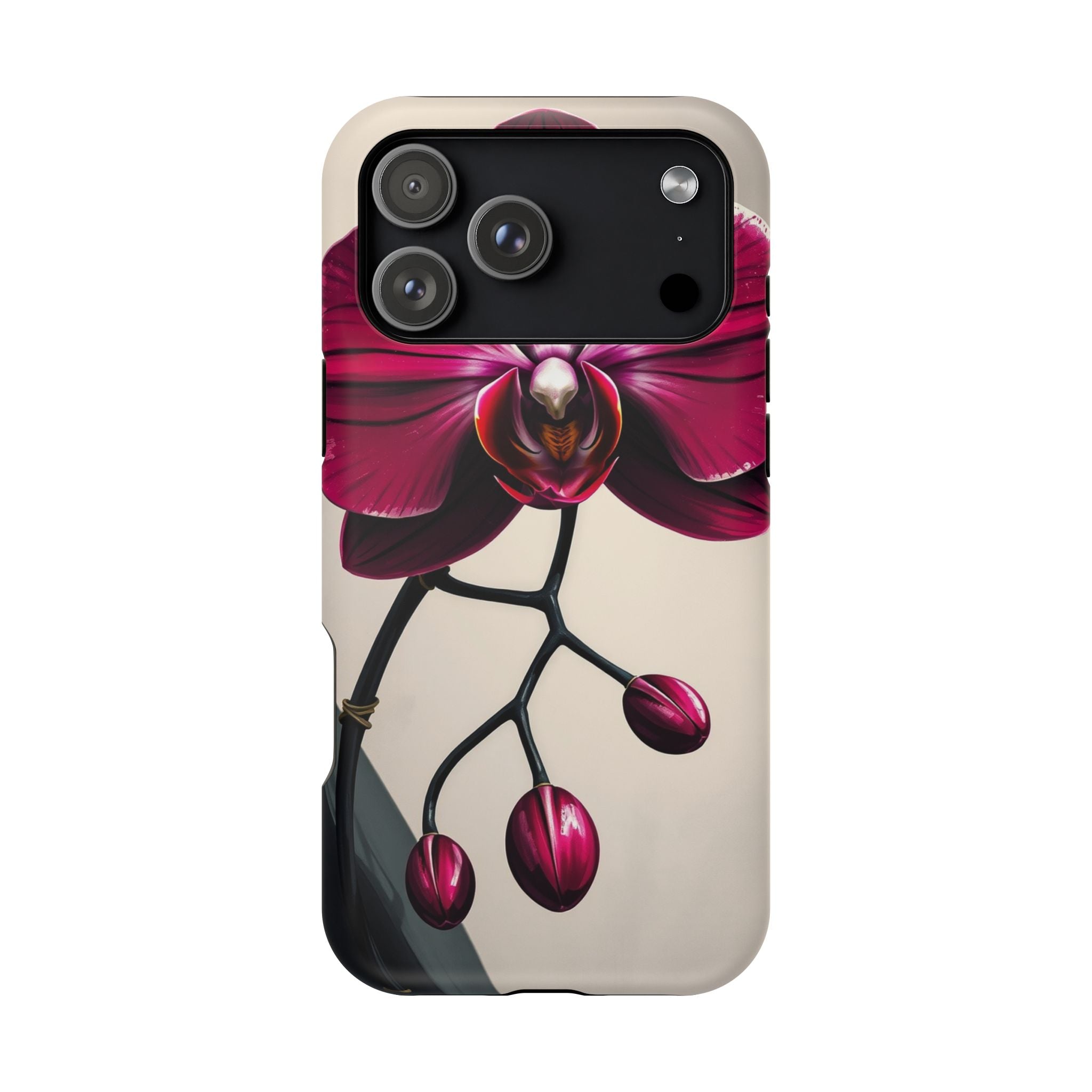 iPhone Orchid Study Enchanted Art Bold Modern Everyday Snap Case · iPhone Case