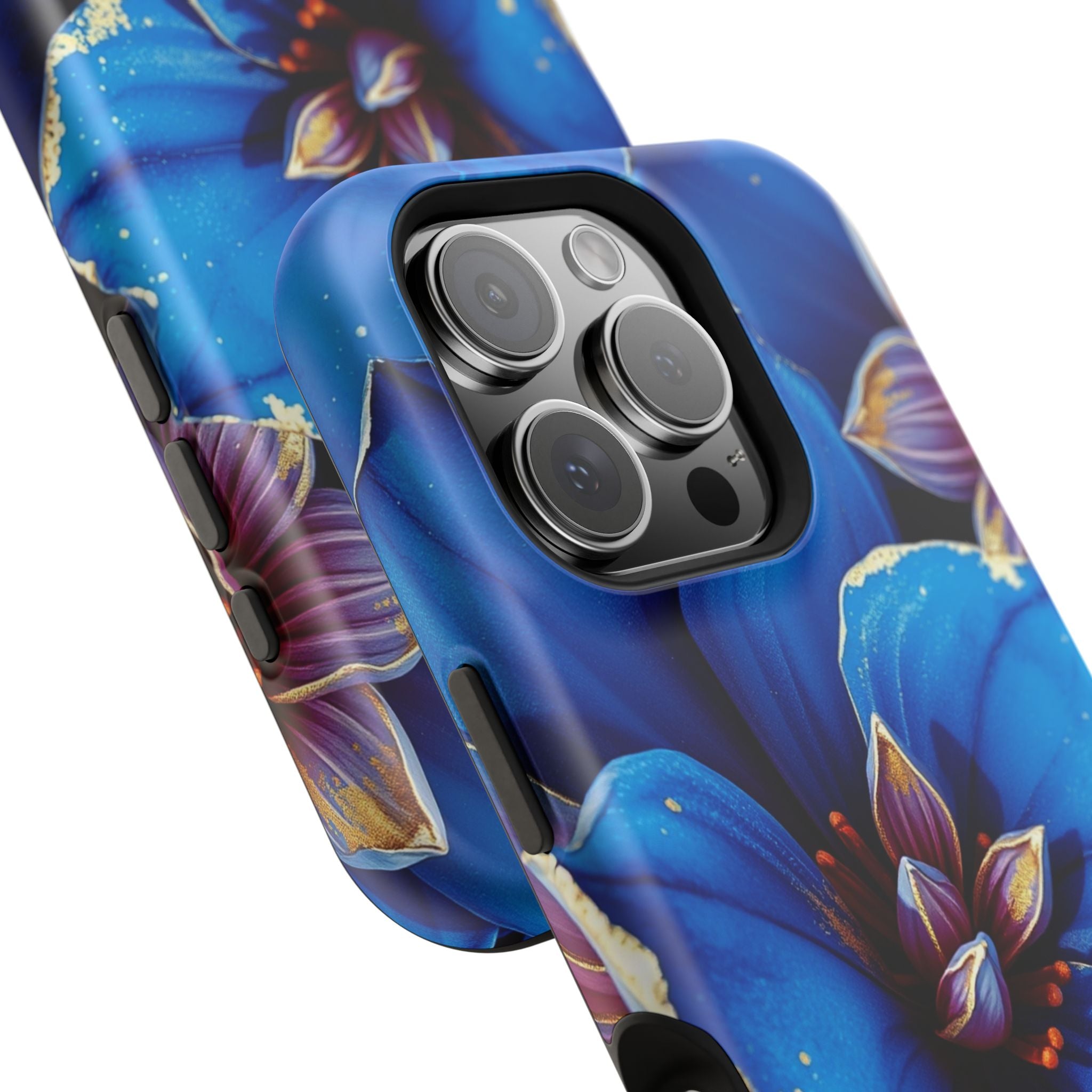 iPhone Floral Gold Foil Serene Design Slim Snap Case Ga · iPhone Case