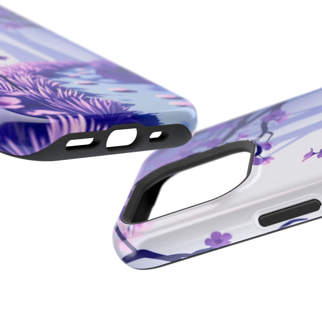 iPhone Blossom Trail Paper Cut Art Bold Modern Everyday Snap Case · iPhone Case