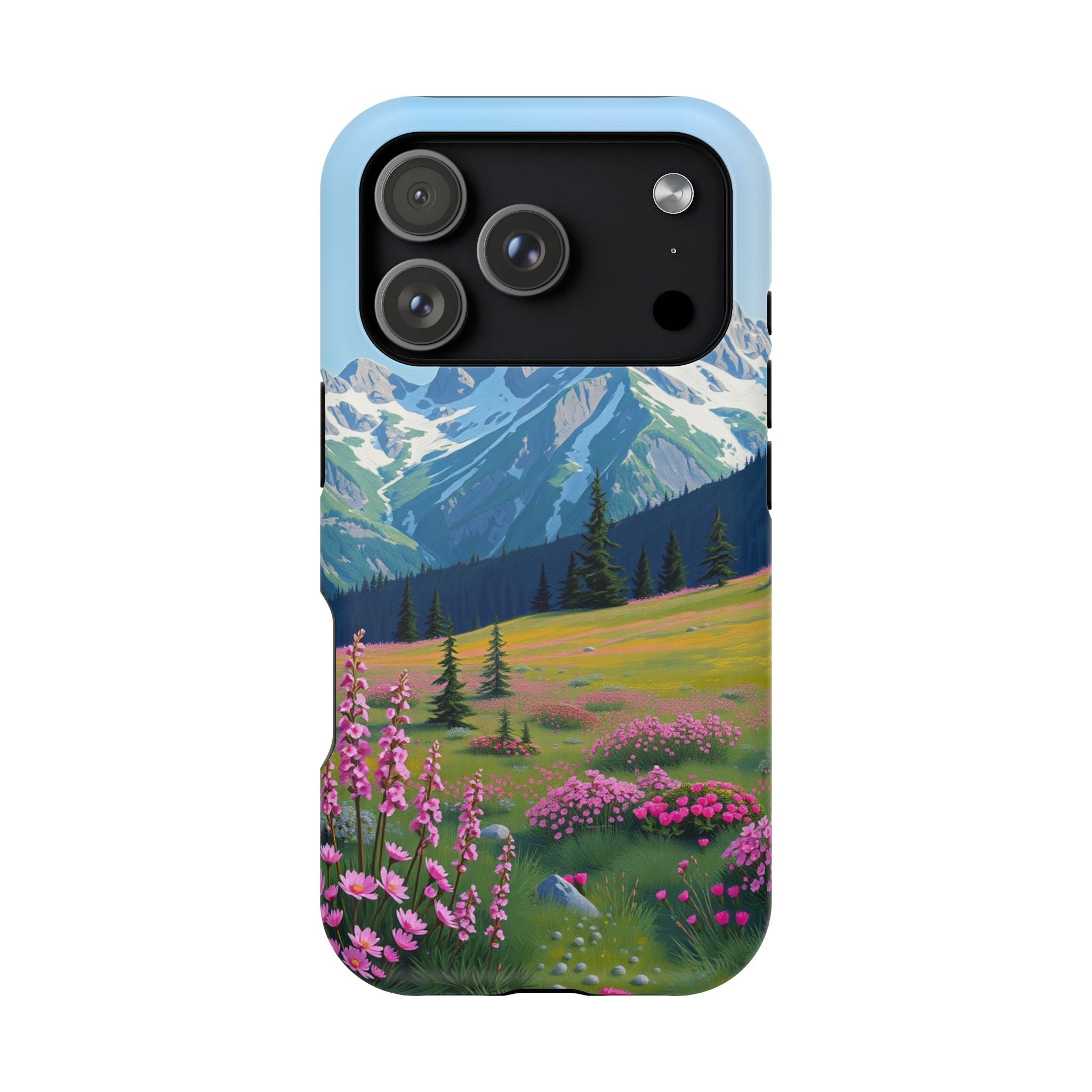 iPhone Earthy Alpine Meadow Design Bold Modern Everyday Snap Case · iPhone Case