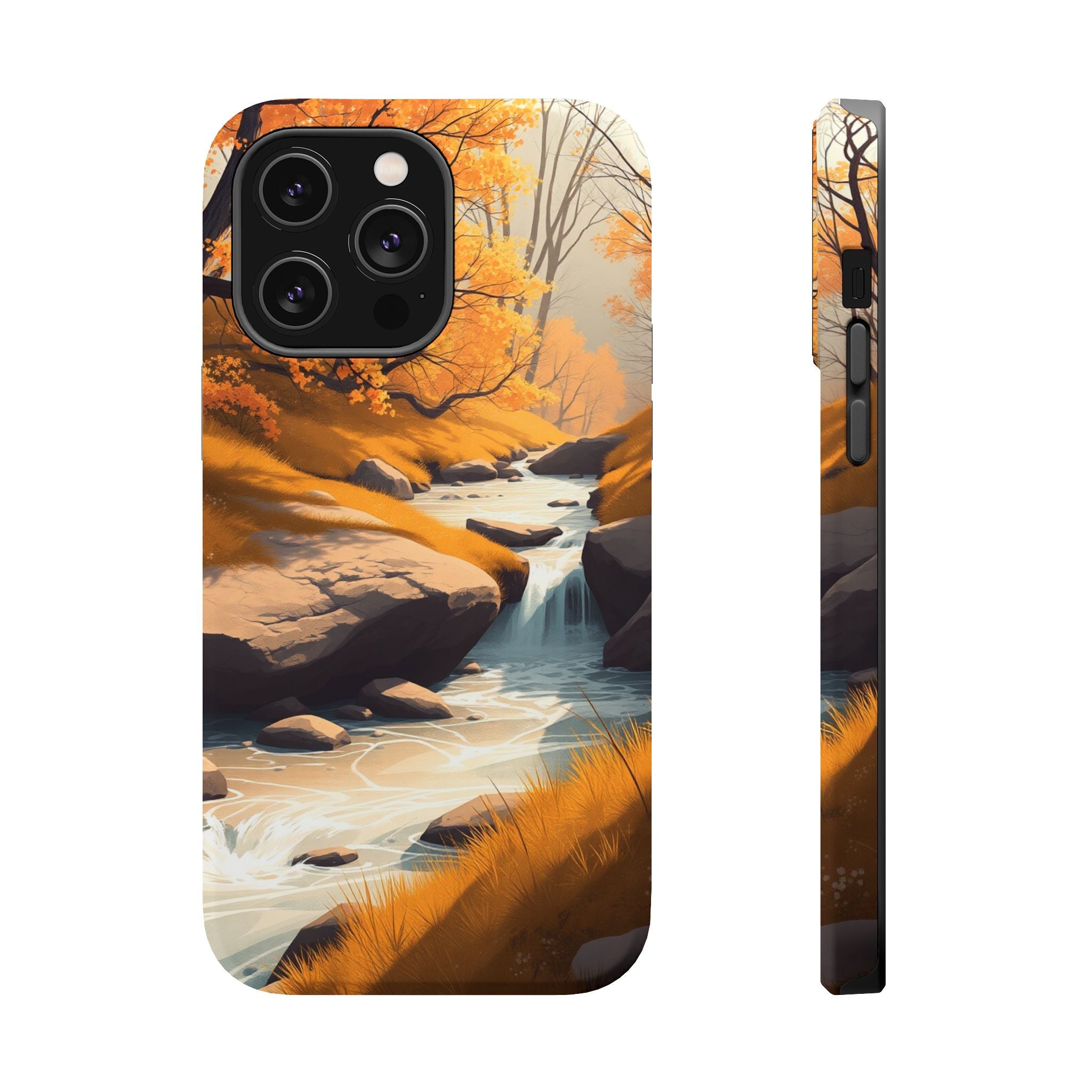 iPhone Mustard And Rust Spring Creek Slim Everyday Designer Case · iPhone Case
