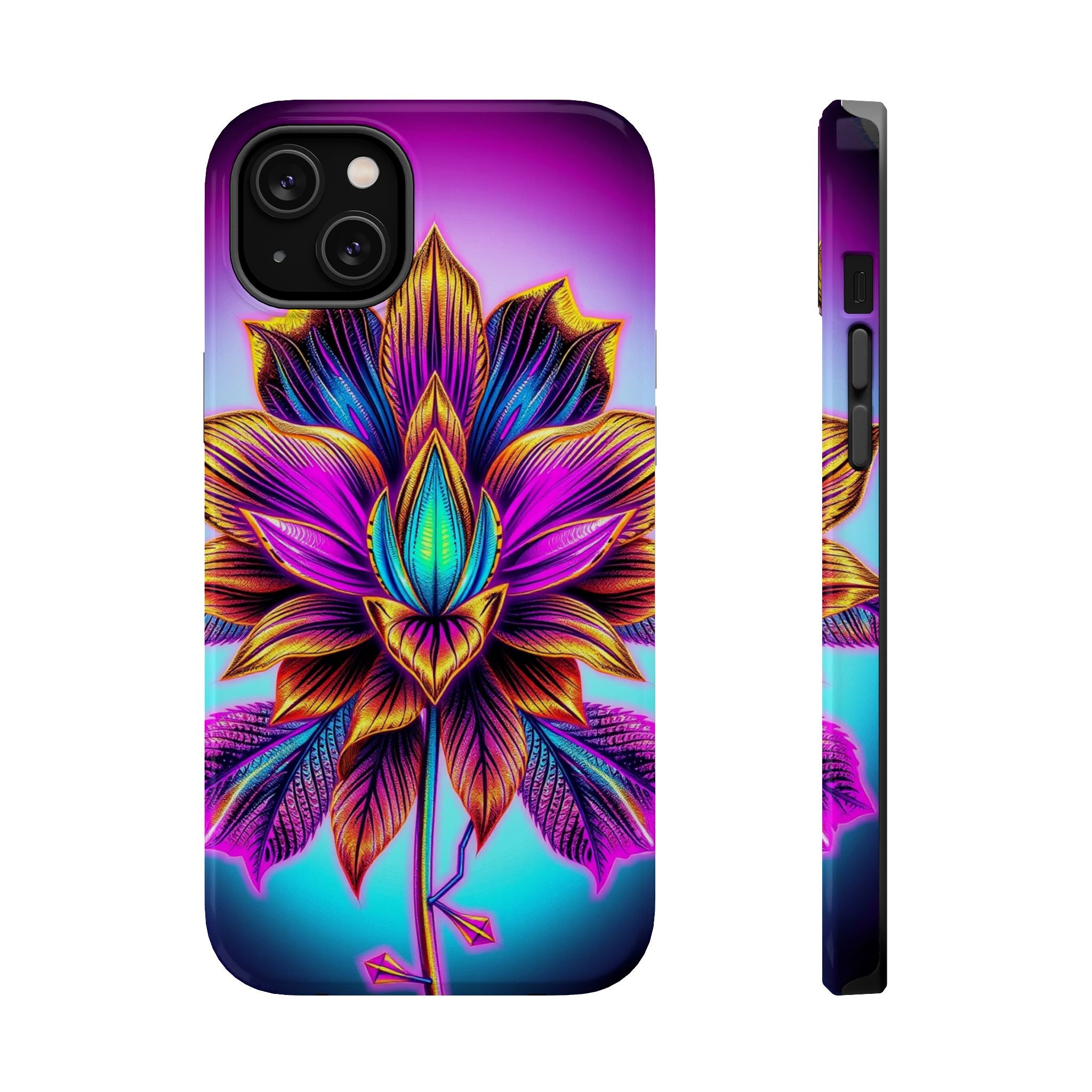 iPhone Floral Gold Foil Mystic Art Bold Modern Everyday Snap Case · iPhone Case