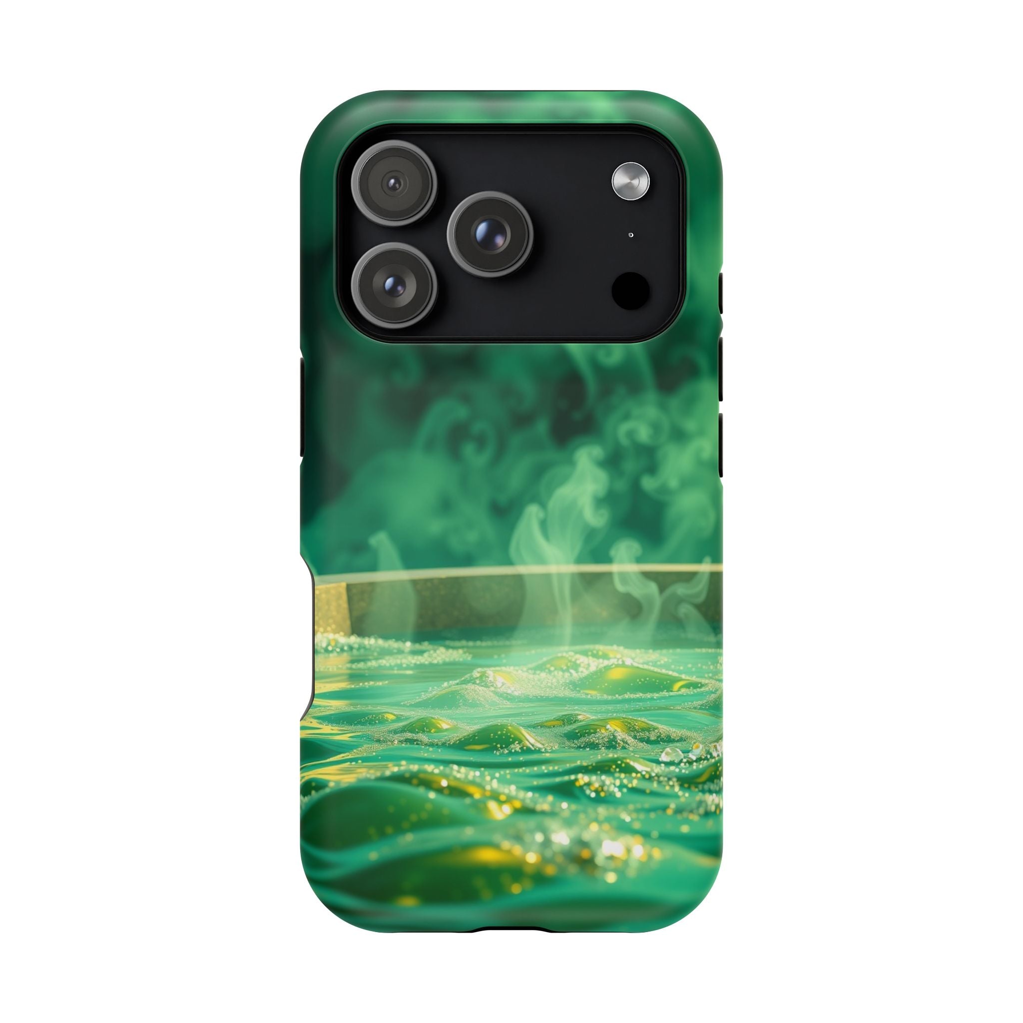 iPhone Hot Spring Steam Cinematic Art Slim Everyday Designer Case · iPhone Case