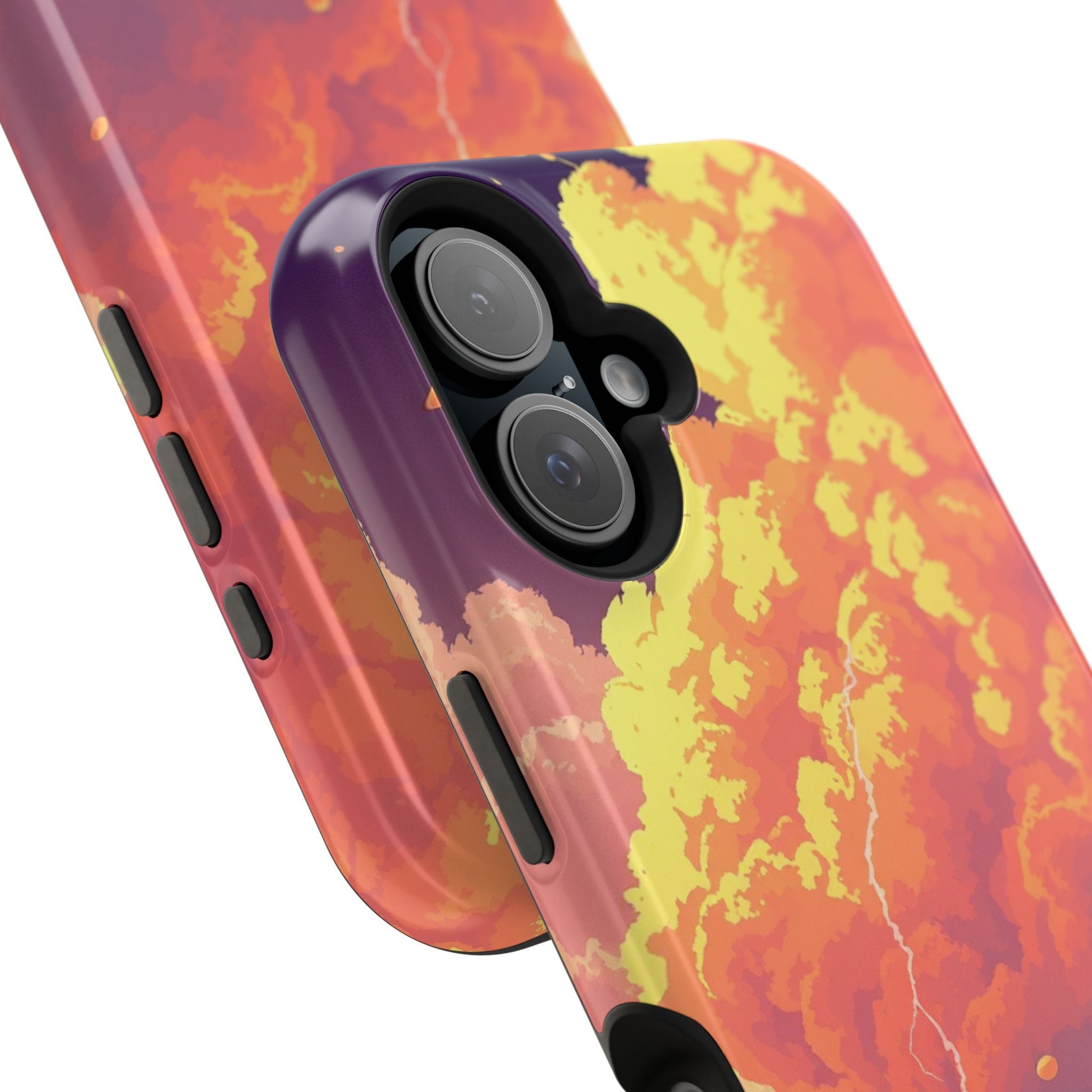 iPhone Sunset Amber And Peach Petal Storm Slim iPhone Everyday Designer · iPhone