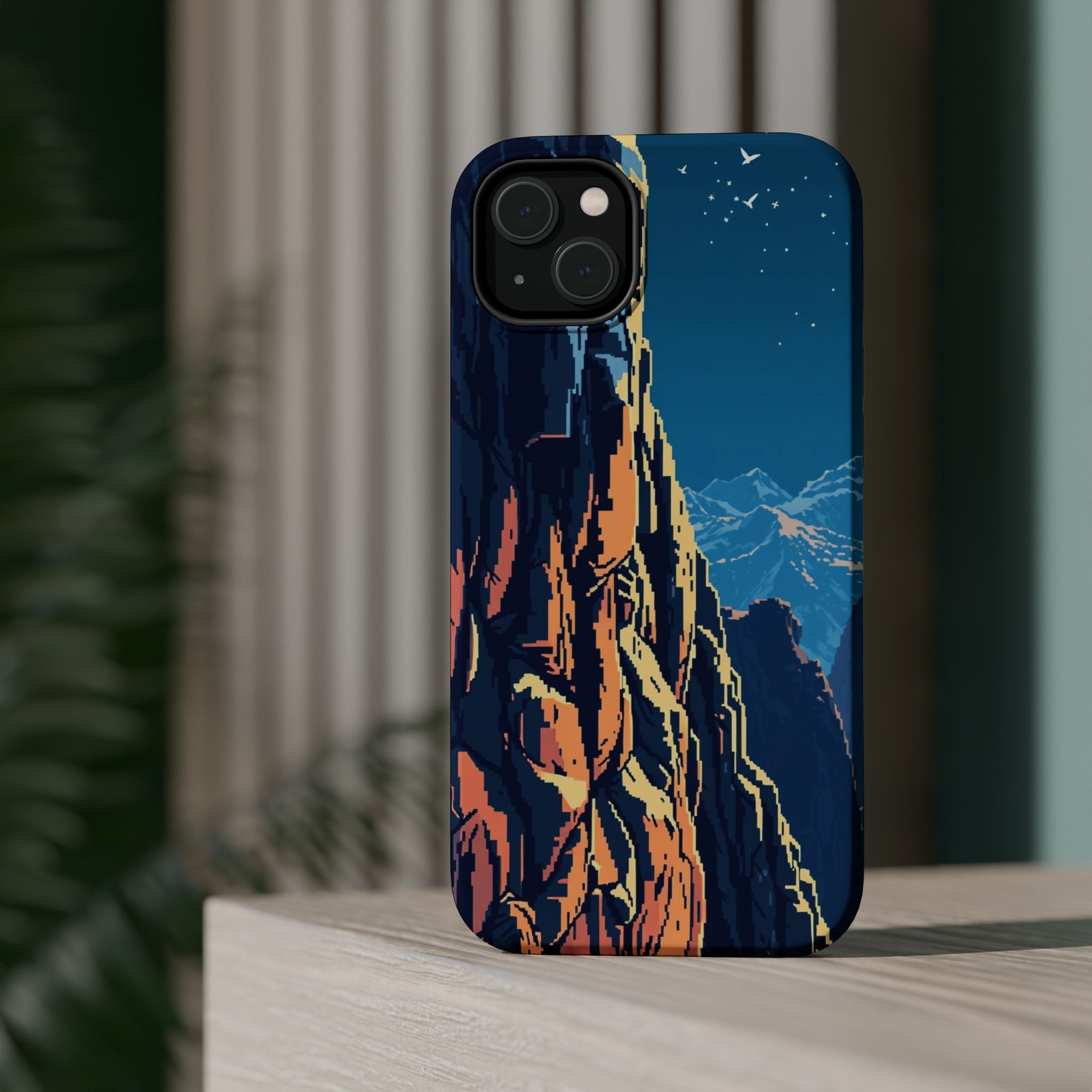 iPhone Midnight Blue And Silver Canyon Wall Slim iPhone Everyday · iPhone Case