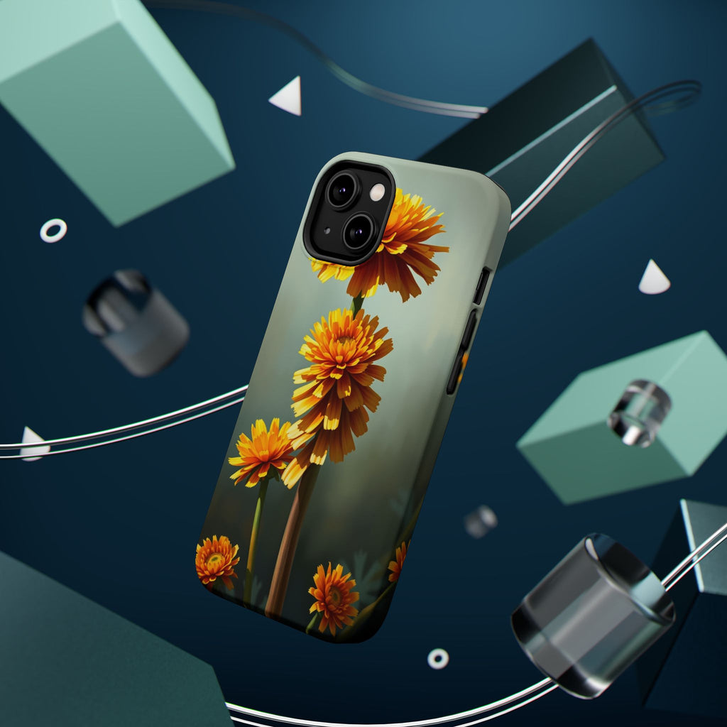 iPhone Ranunculus Stack Electric Art Slim Everyday Designer Case · iPhone Case