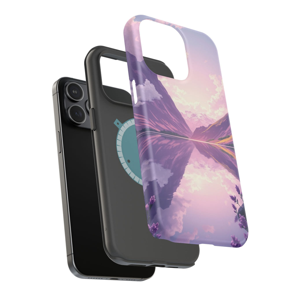 iPhone Lavender And Pearl Fjord Reflection Slim iPhone Everyday · iPhone Case