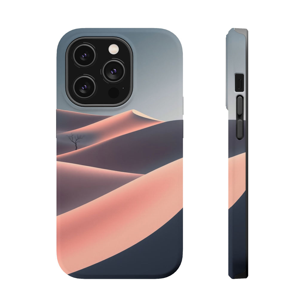 iPhone Mint And Blush Desert Dunes Bold Modern Everyday Snap Case · iPhone Case