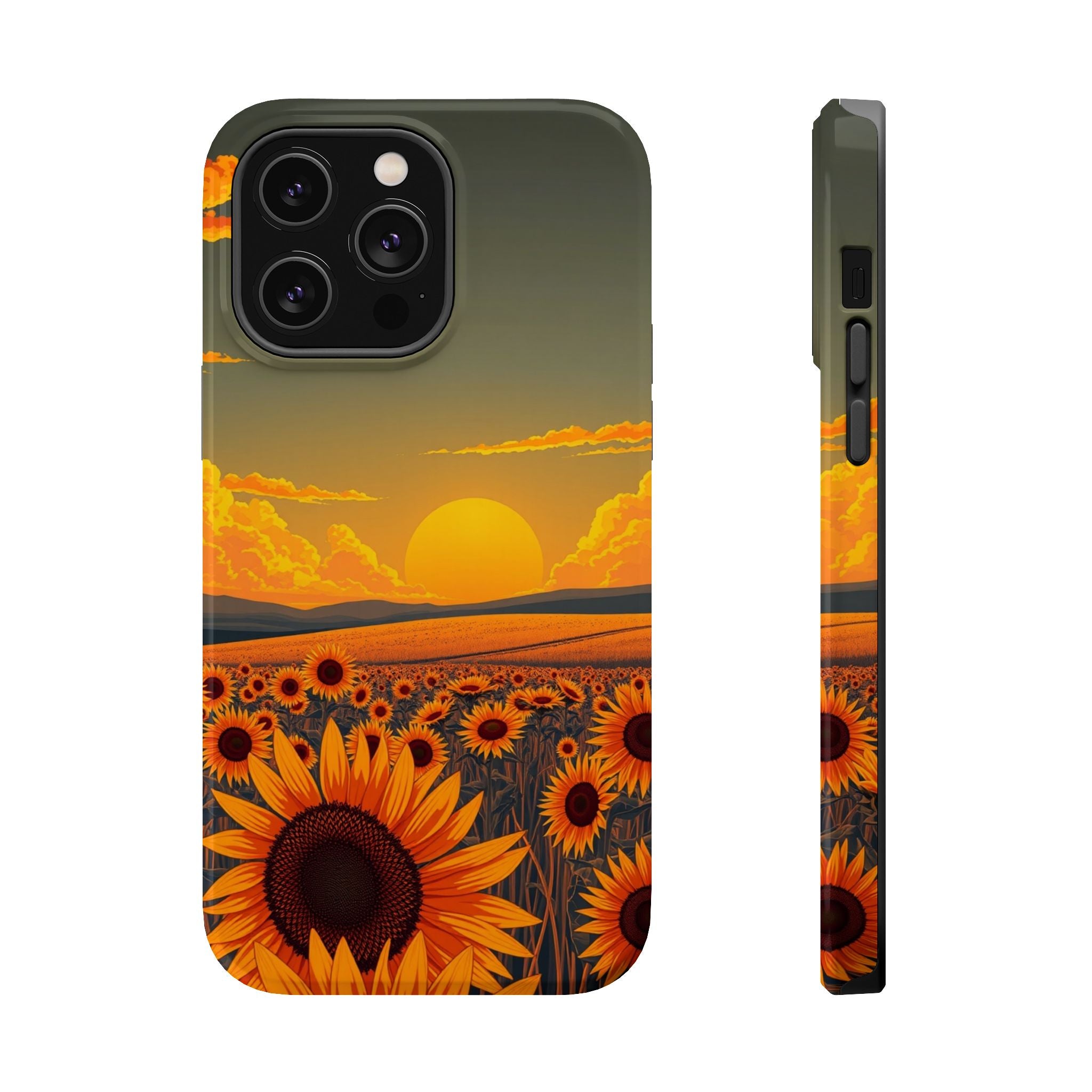 iPhone Vibrant Sunflower Prairie Design Slim Everyday iPhone Designer · iPhone C