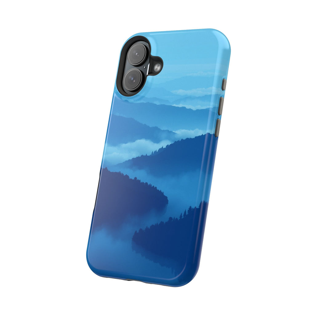 iPhone Fog Rolling Over Hills Pixel Art -Bit Slim iPhone Everyday · iPhone Case