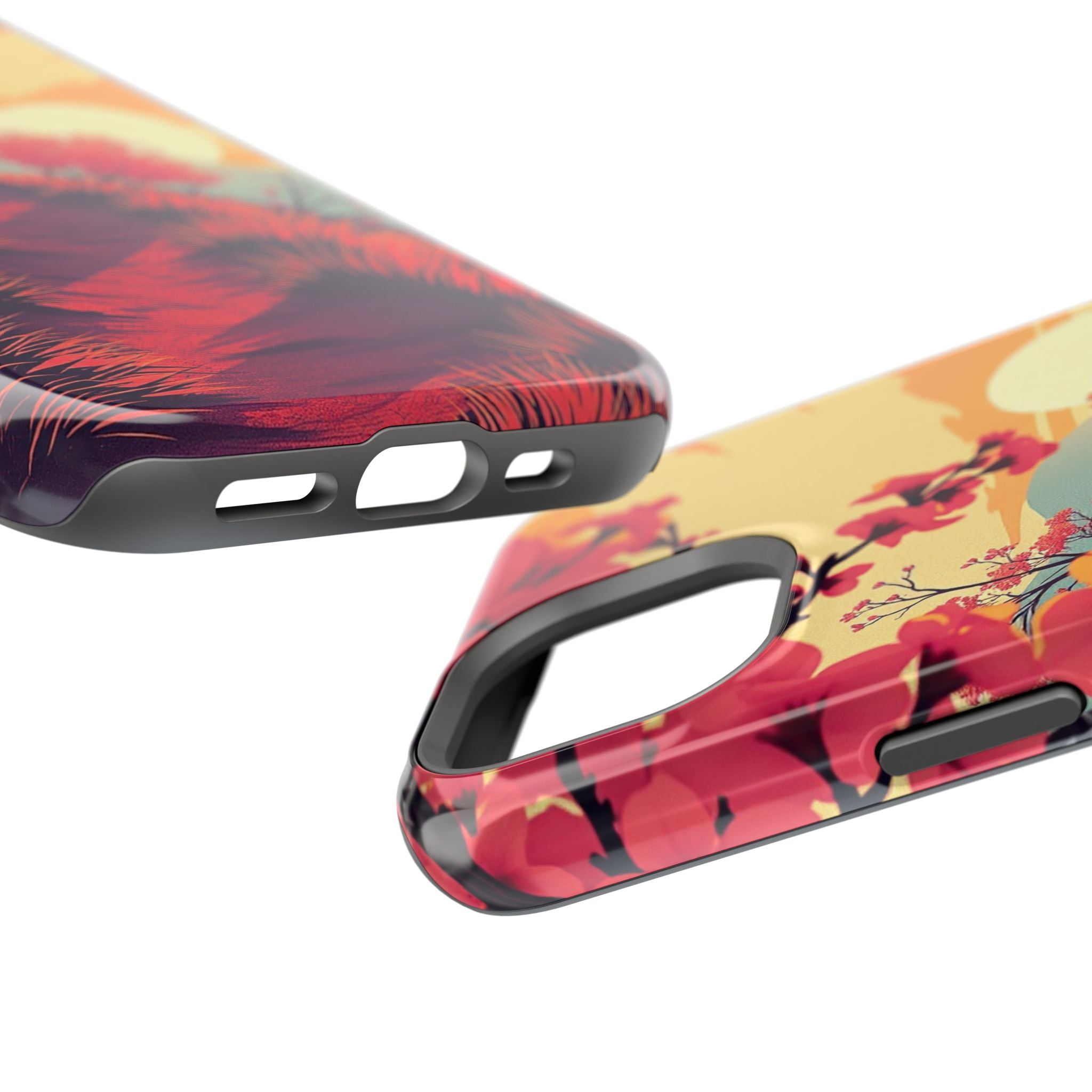 iPhone Sunset Amber And Peach Blossom Trail Soft iPhone 15 Finish · iPhone Case