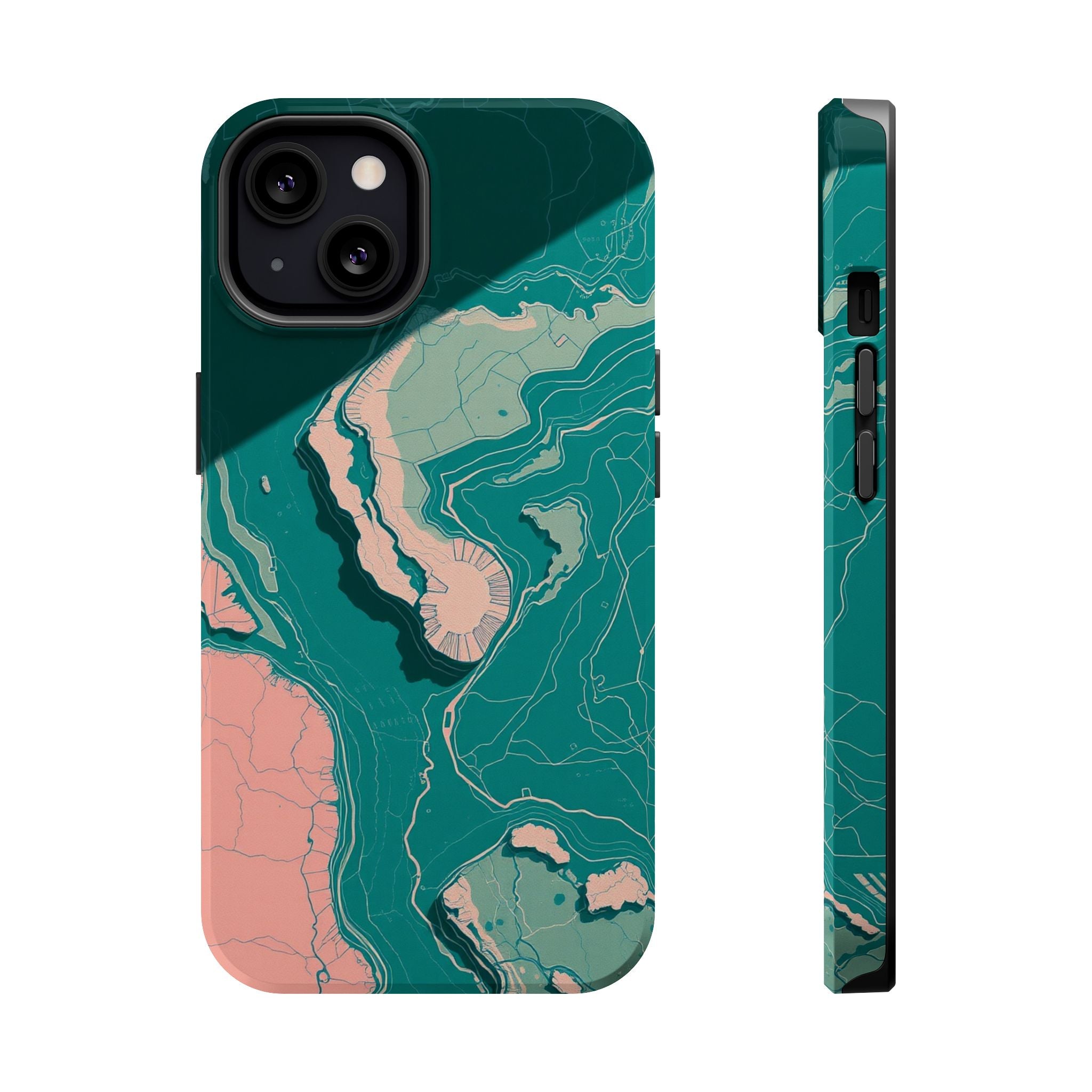 iPhone Earthy River Delta Aerial Design Slim Everyday iPhone 18 · iPhone Case