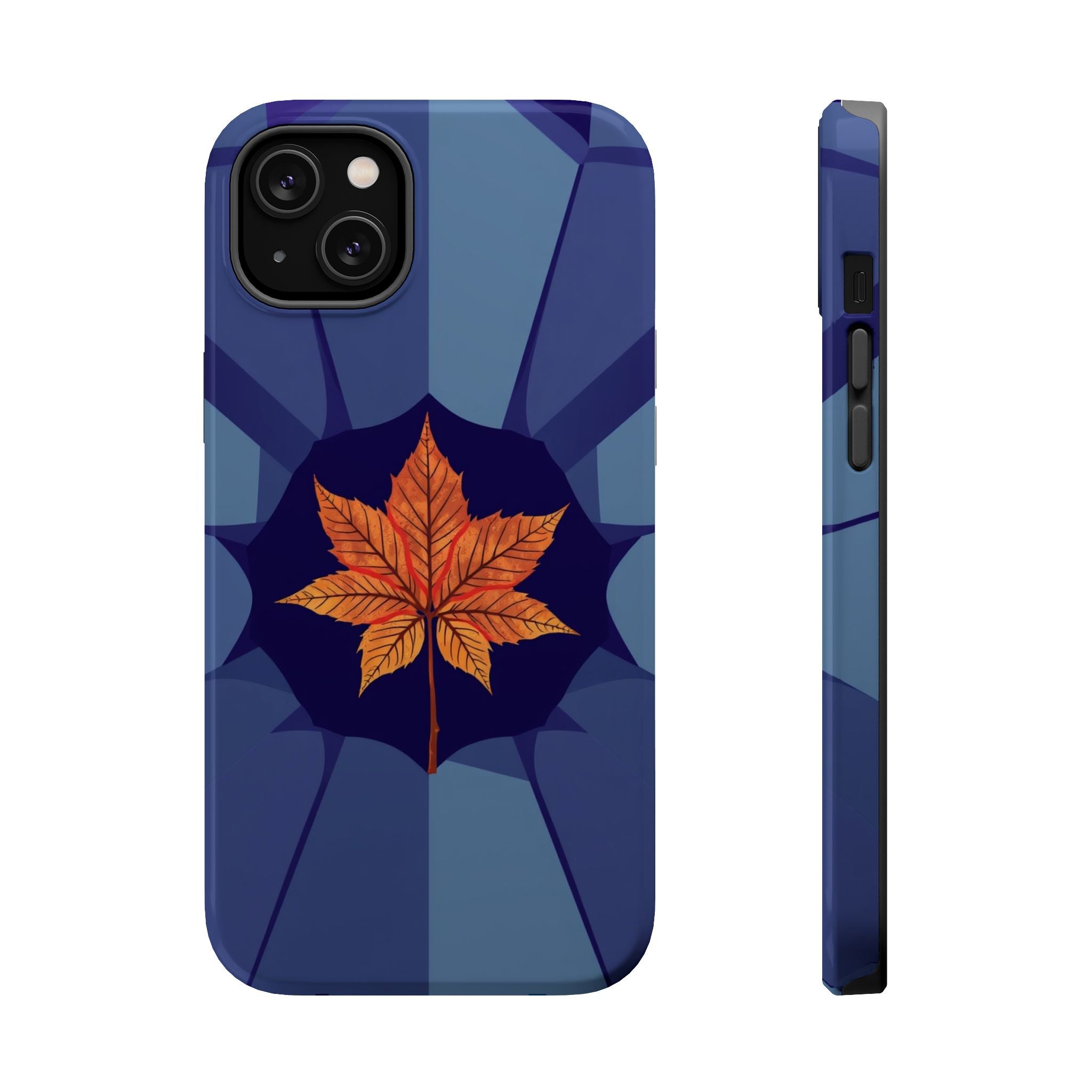 iPhone Autumn Maple Abstract Geometric Slim Everyday Designer Case · iPhone Case