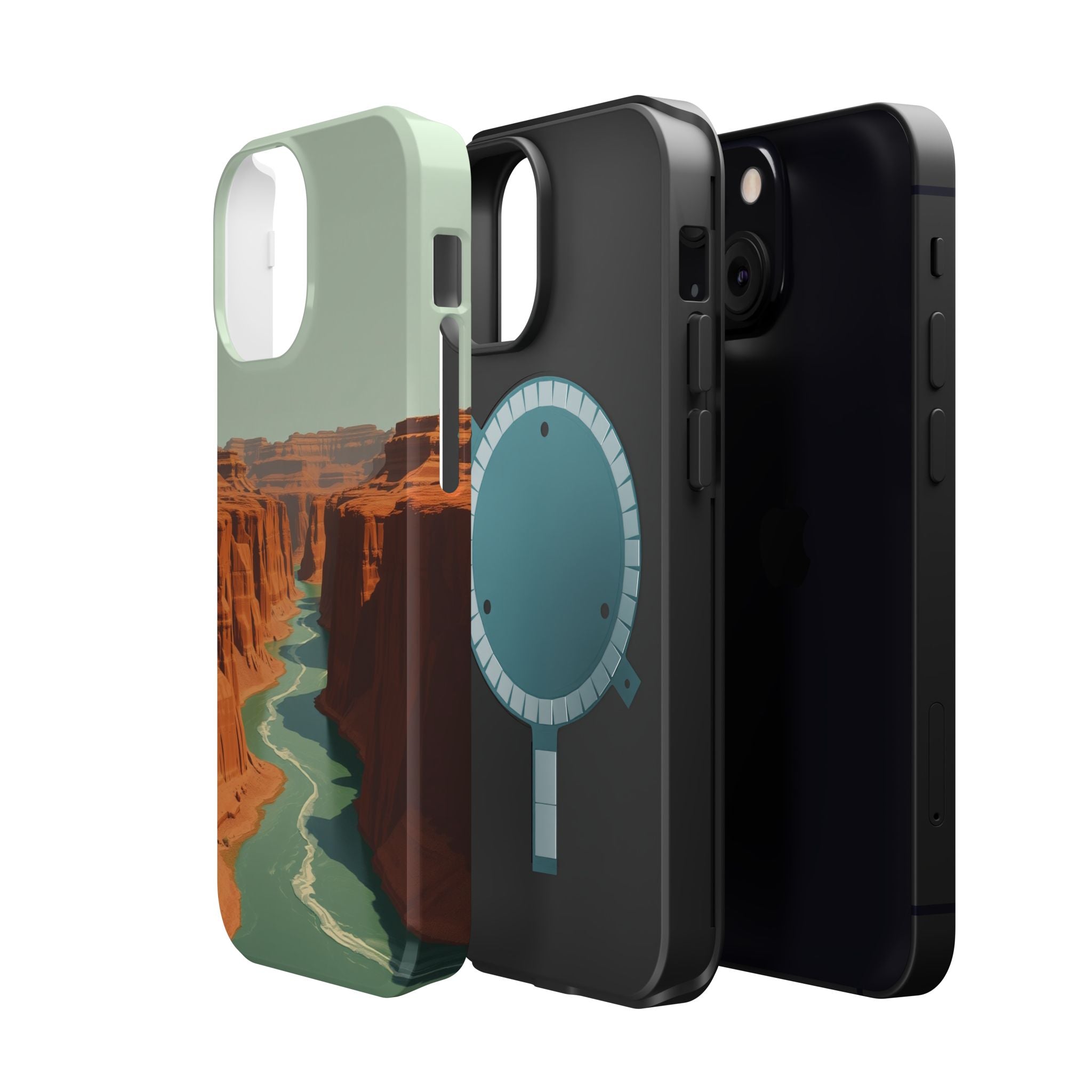 iPhone Burnt Orange And Sand River Canyon Slim iPhone Everyday Designer · iPhone