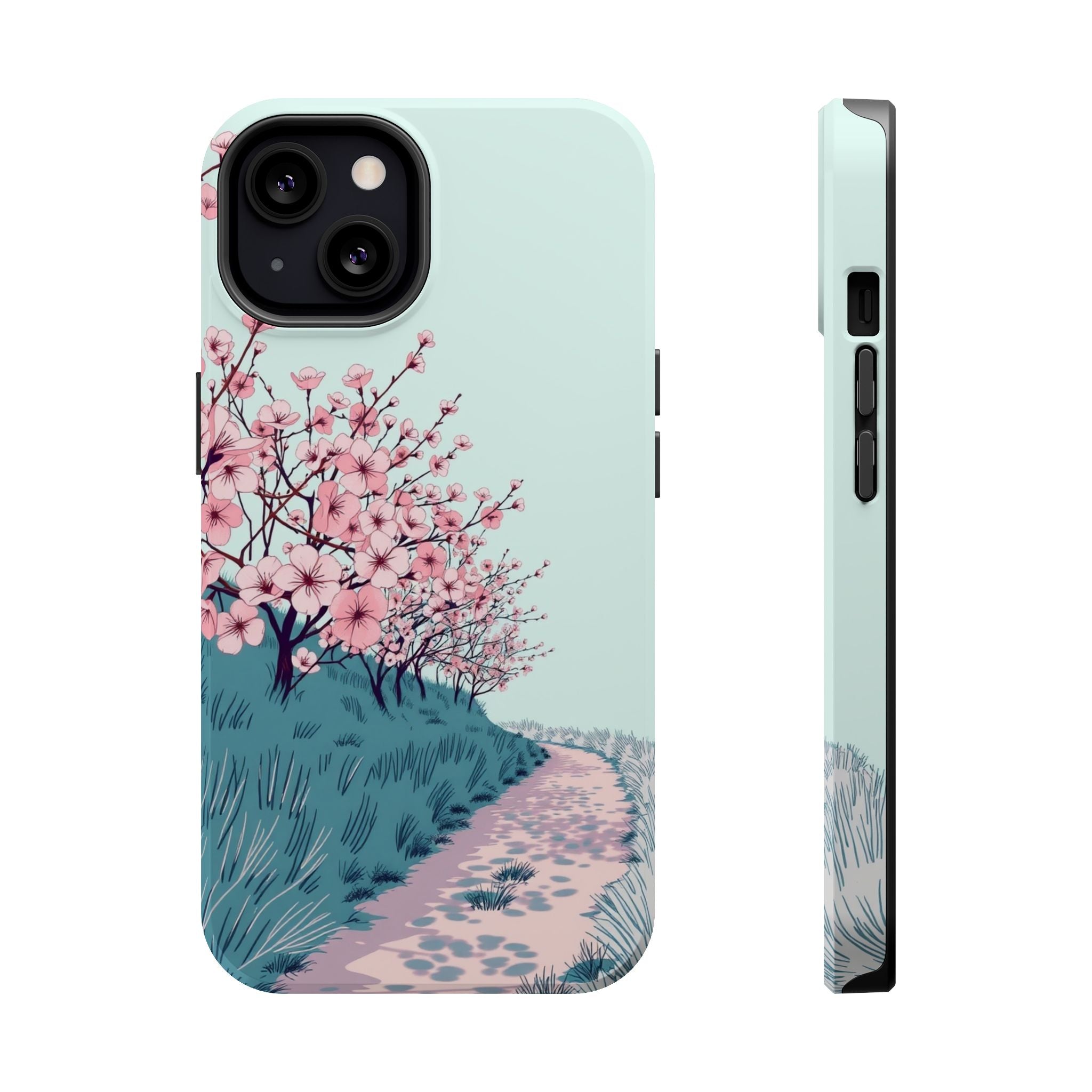 iPhone Radiant Blossom Trail Design Slim Everyday Designer Case · iPhone Case