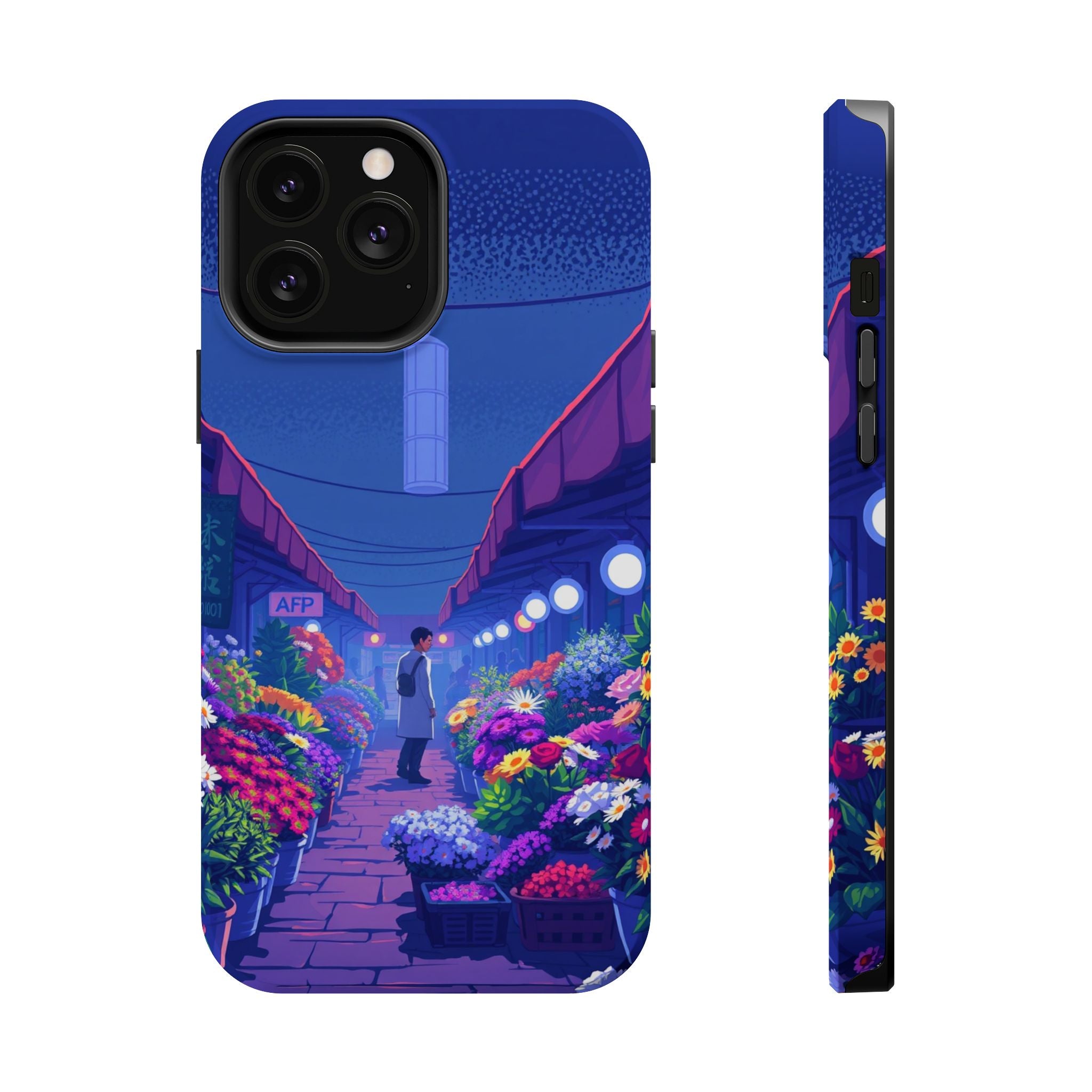 iPhone Flower Market Electric Art Bold Modern Everyday Snap Case · iPhone Case