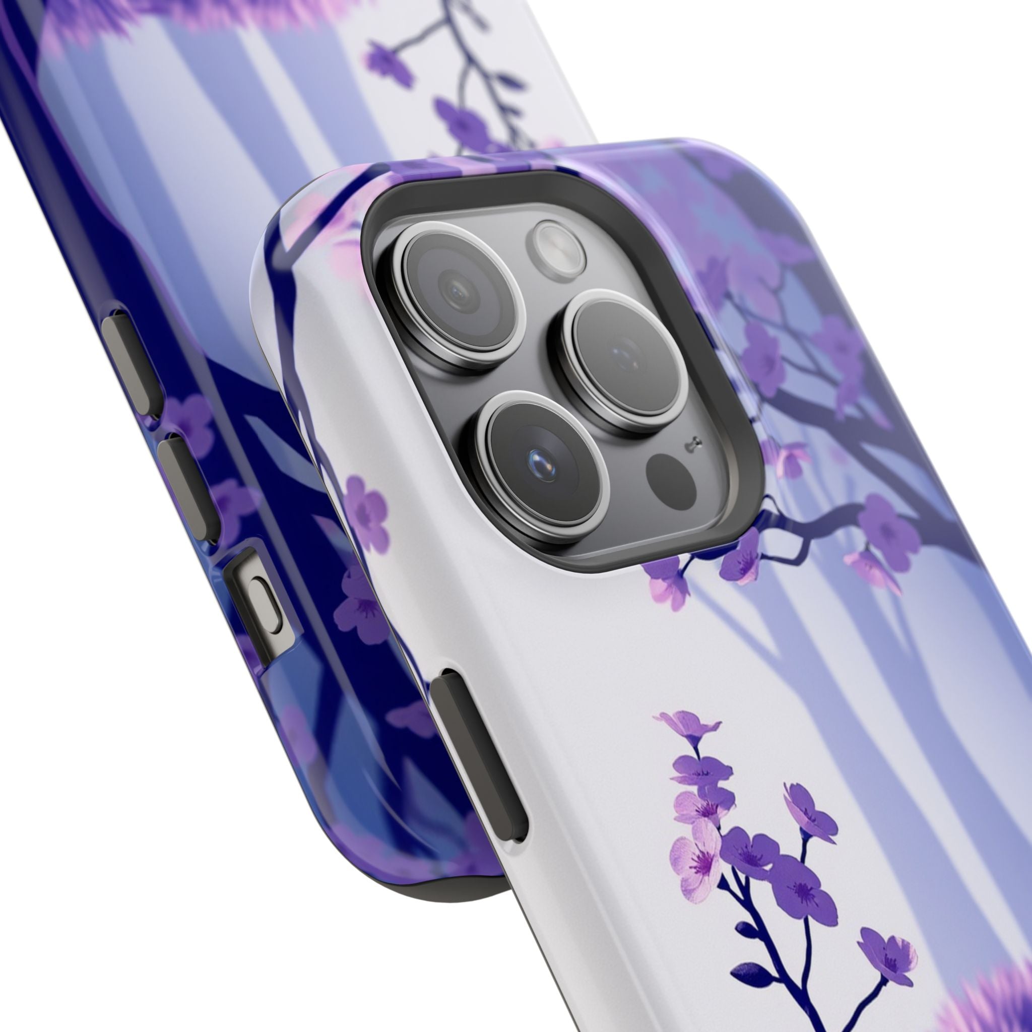 iPhone Blossom Trail Paper Cut Art Bold Modern Everyday Snap Case · iPhone Case