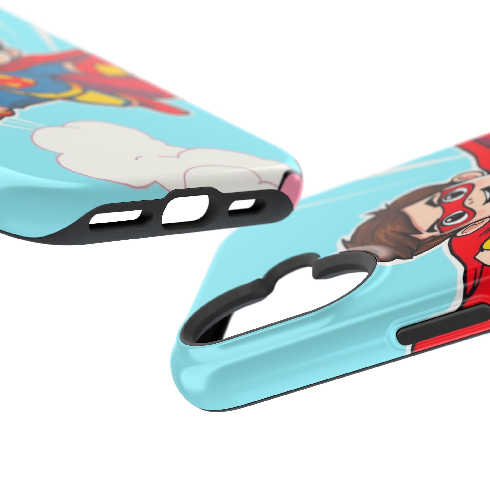 iPhone Kid Superhero Flying Kids Fun iPhone Phone Case Gift Slim · iPhone Case