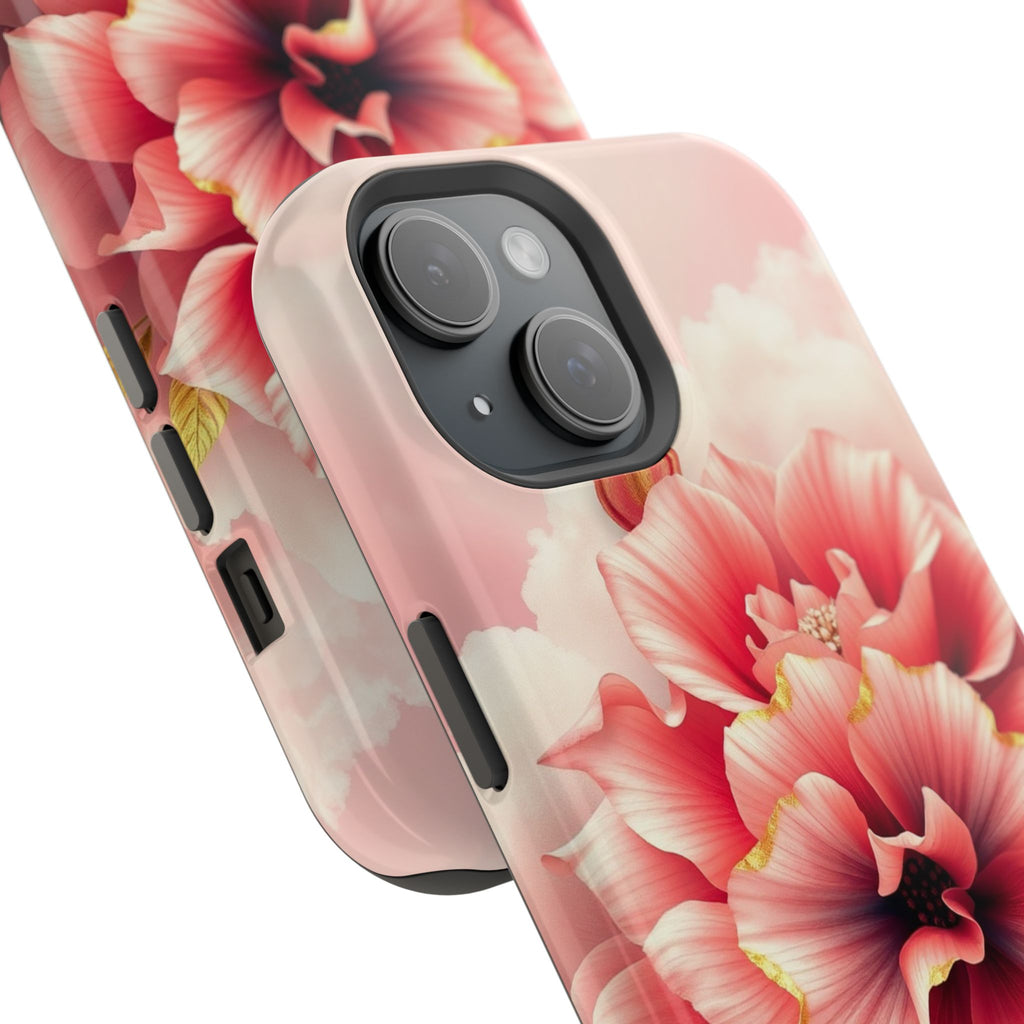 iPhone Pastel Floral Cloud Gold Foil Luxury Slim iPhone Everyday · iPhone Case