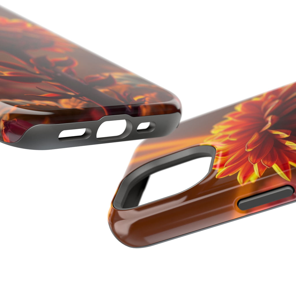 iPhone Mustard And Rust Ranunculus Stack Slim Everyday iPhone Designer · iPhone