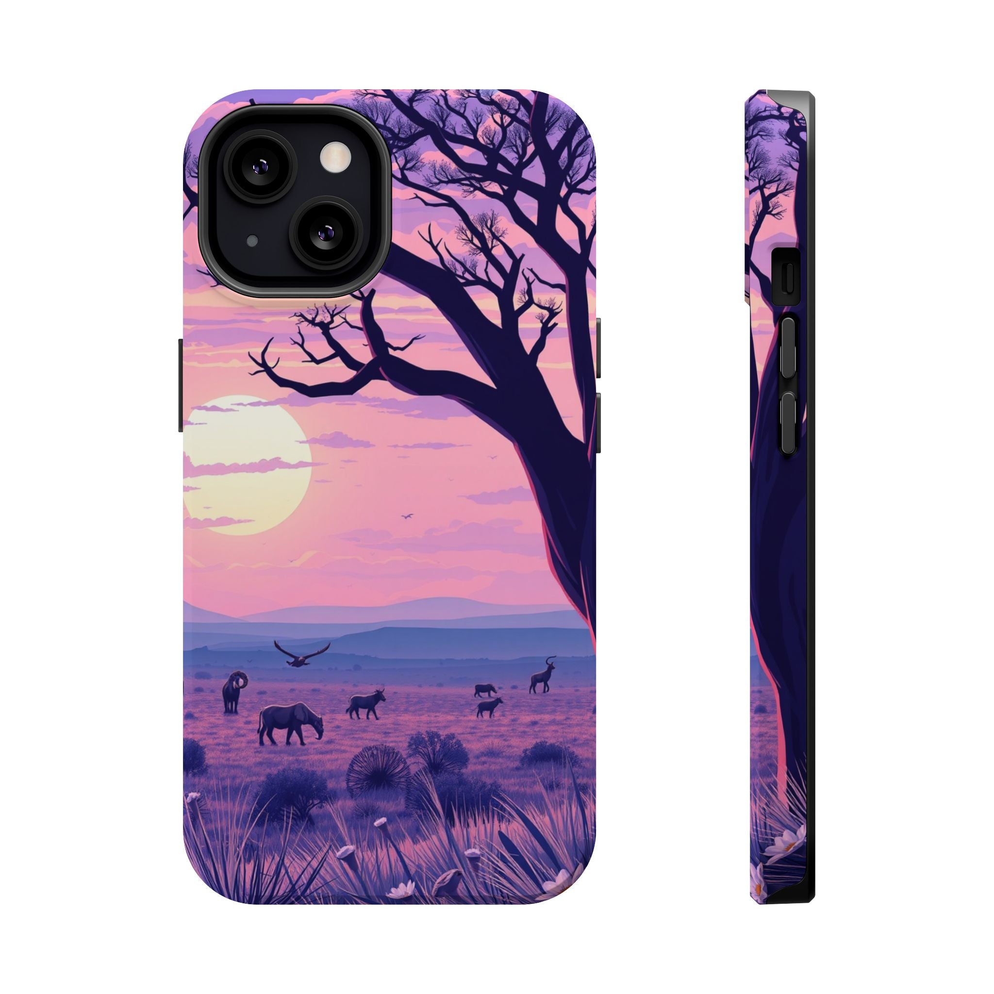 iPhone Lavender And Pearl Savanna Horizon Slim iPhone Everyday Designer · iPhone