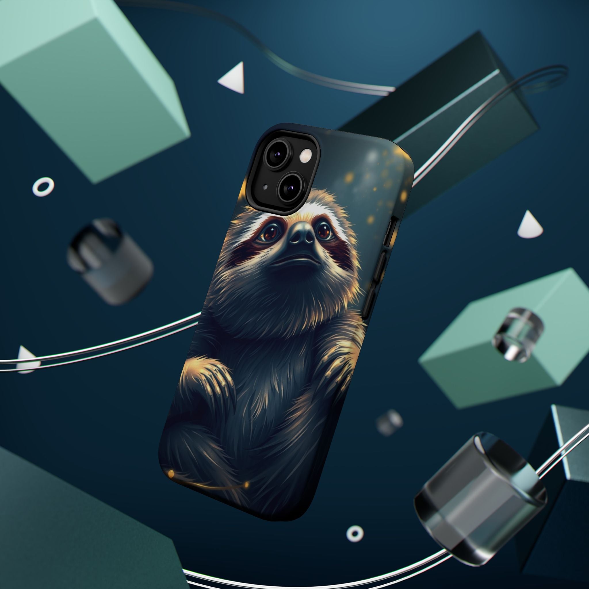 iPhone Vibrant Cozy Sloth Mode Design Slim Everyday Designer Case · iPhone Case