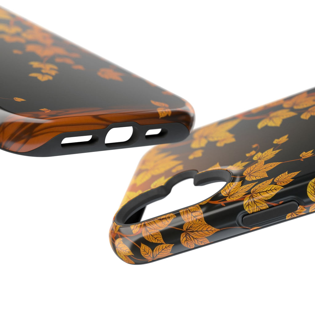 iPhone Mustard And Rust Art Nouveau Vine Slim Everyday iPhone 14 · iPhone Case