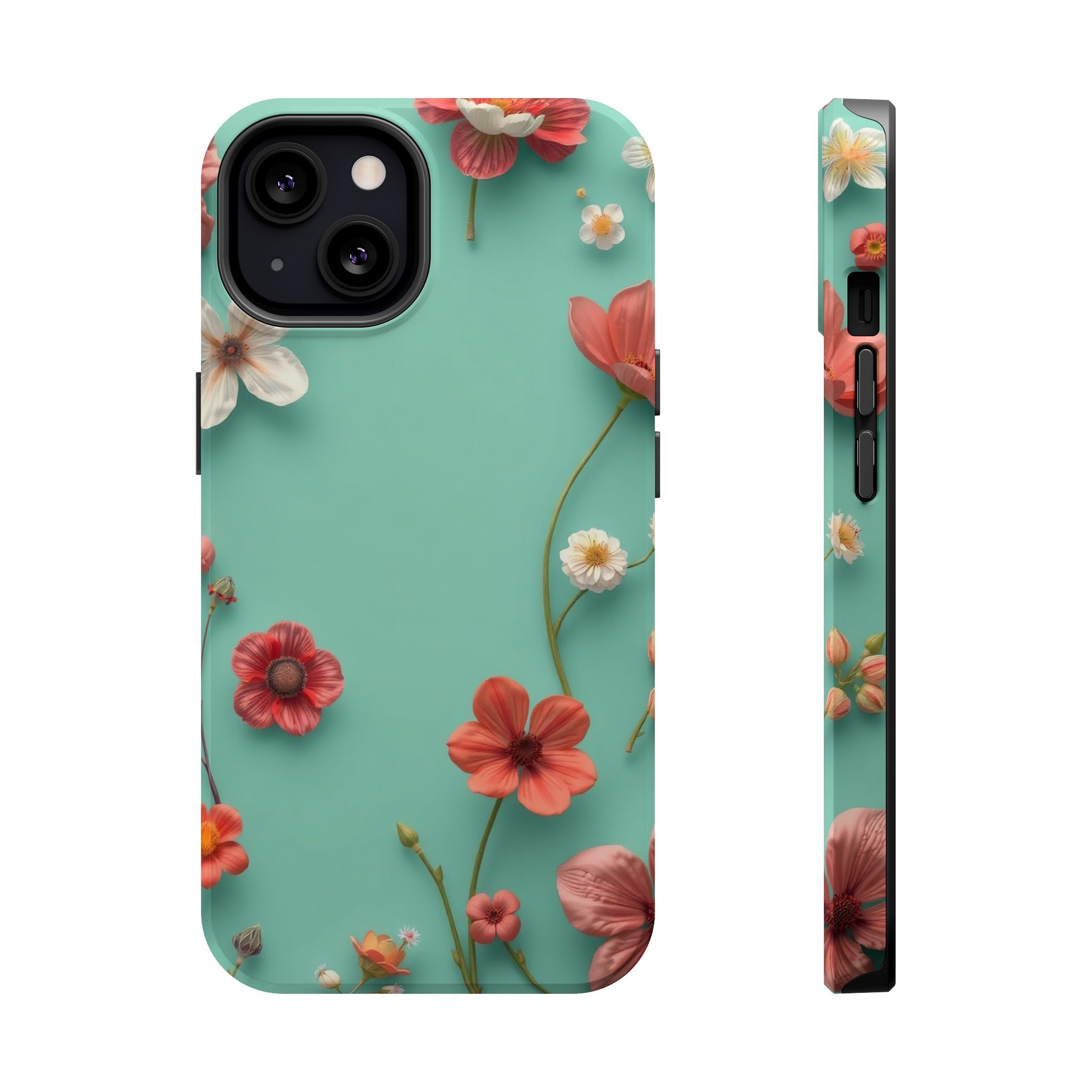 iPhone Pressed Botanicals 3D Digital Slim Everyday Designer Case · iPhone Case