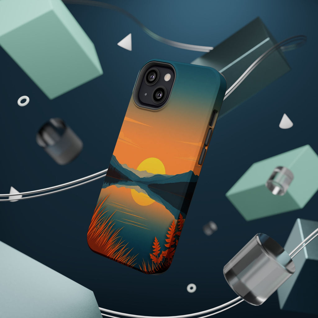 iPhone Lake at Twilight Cinematic Art Slim Everyday Designer Case · iPhone Case