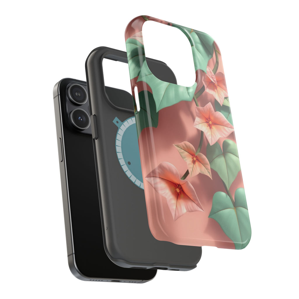 iPhone Mint And Blush Art Nouveau Vine Slim Everyday Designer Case · iPhone Case