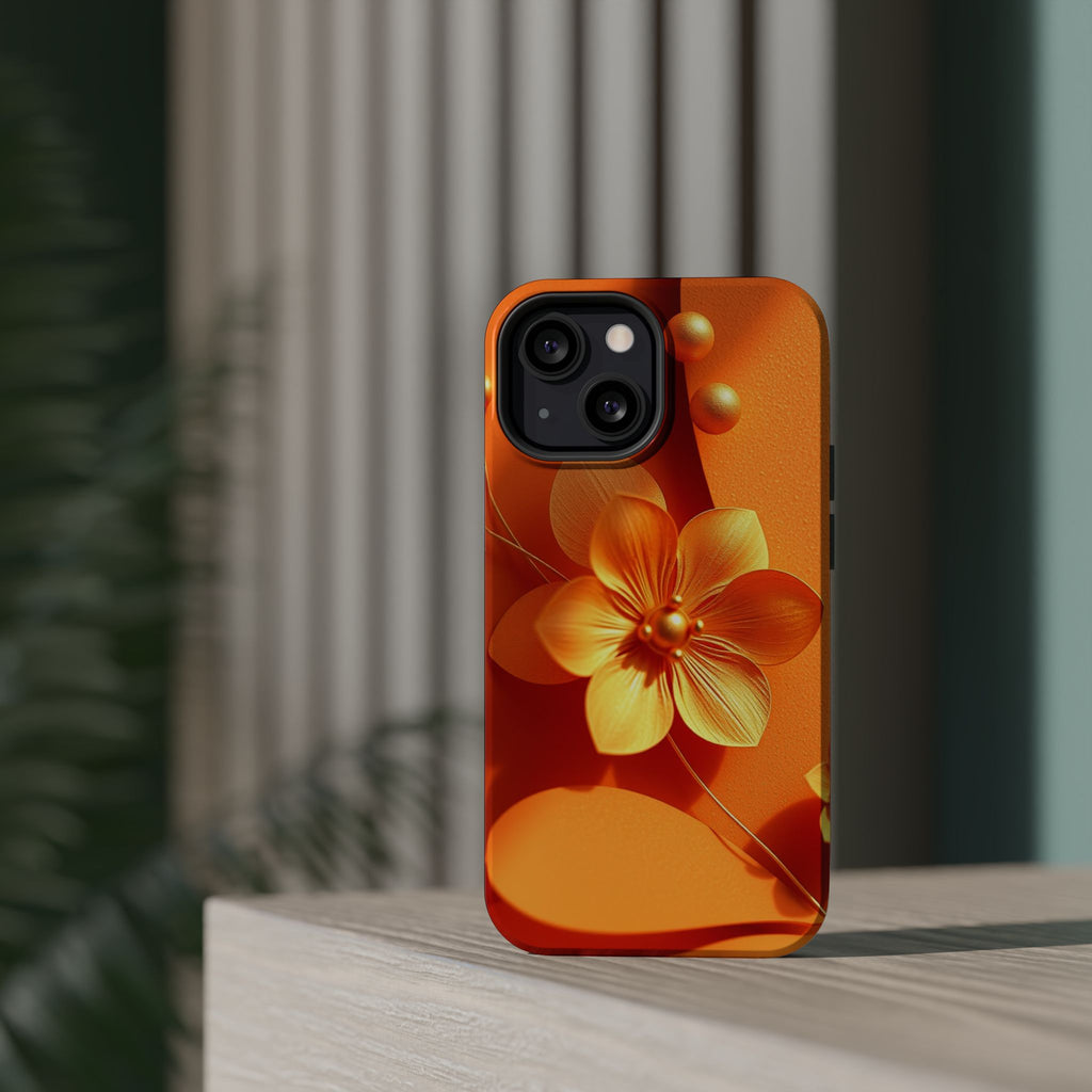 iPhone Floral Geometric Gold Foil Luxury Slim Everyday iPhone Designer · iPhone