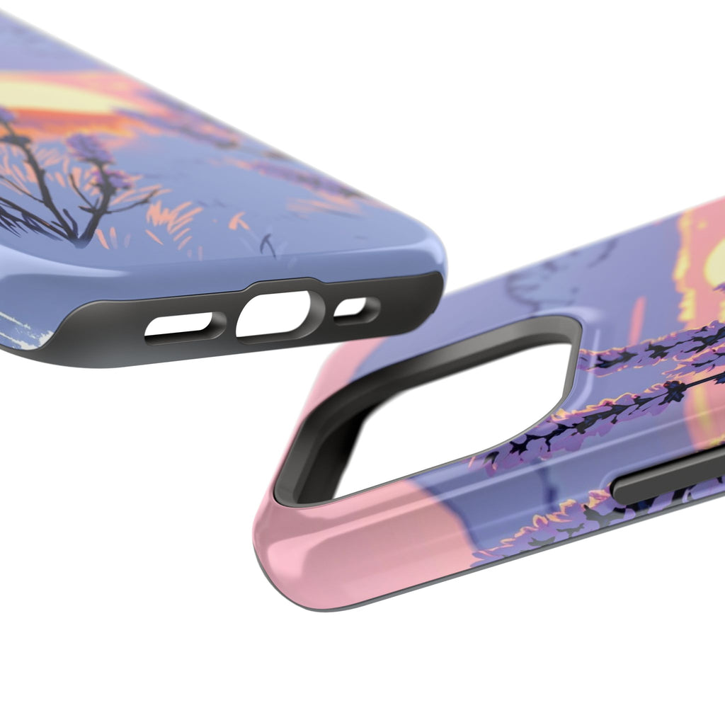 iPhone Mesa Sunset Hand-Drawn Sketch Slim Everyday Designer Case · iPhone Case