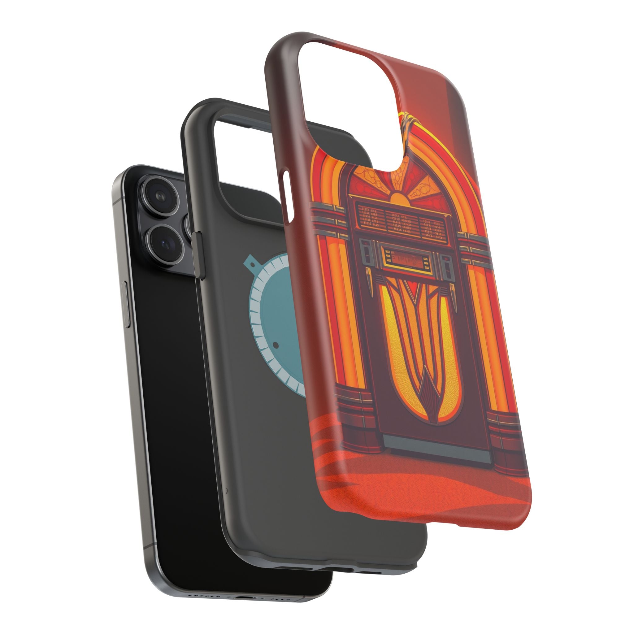 iPhone Jukebox Glow Pop Art Bold Bold Modern Everyday Snap Case · iPhone Case