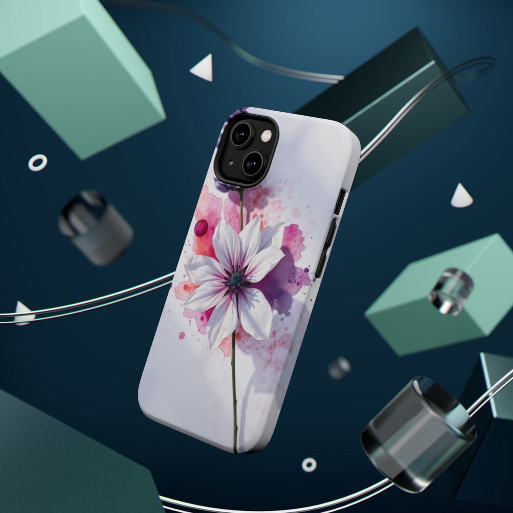 iPhone Floral Watercolor Splash Bold Art Slim Everyday iPhone 15 · iPhone Case