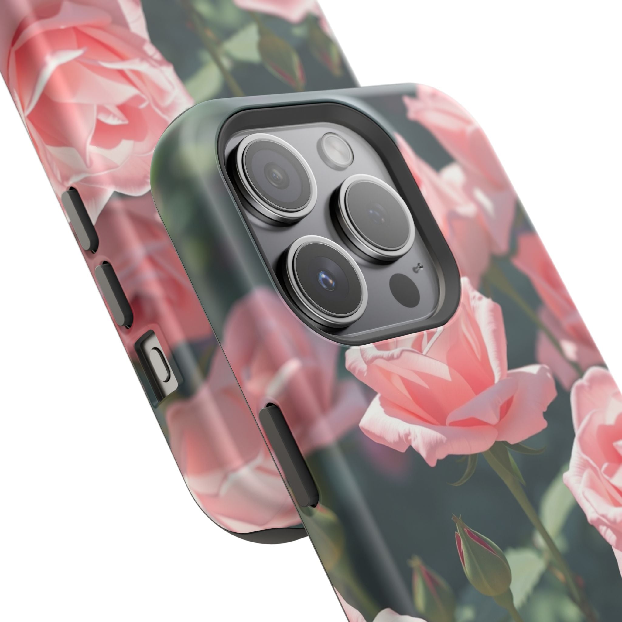 iPhone Mint And Blush Rose Garden Bold Modern Everyday Snap Case · iPhone Case