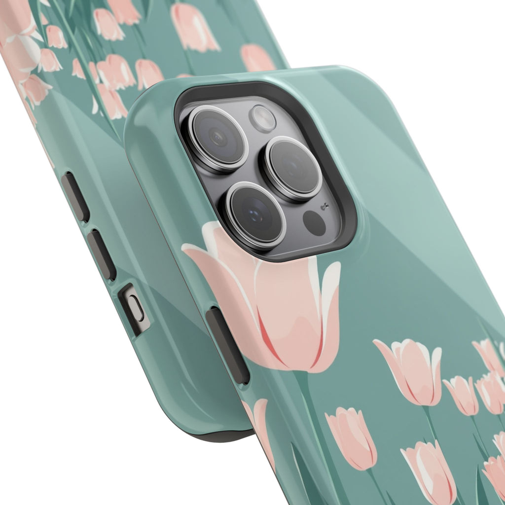 iPhone Tulip Row Enchanted Art Slim Everyday Designer Case · iPhone Case
