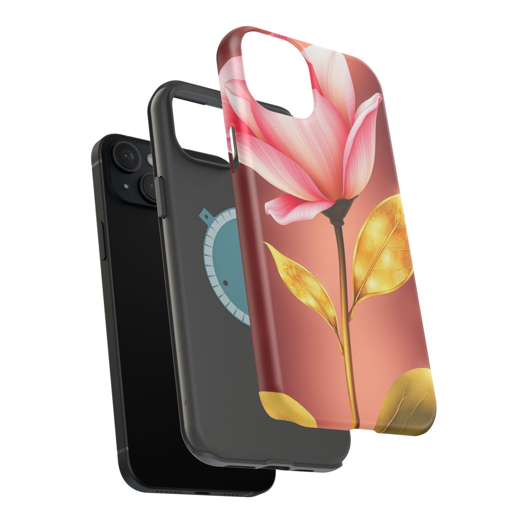 iPhone Dreamy Bloom and Leaf Design 14 Slim Everyday Designer Case · iPhone Case