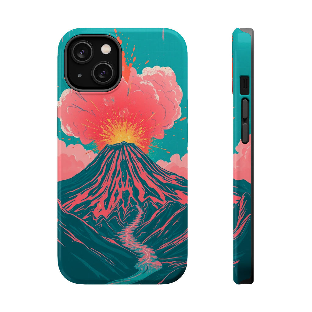 iPhone Volcanic Eruption Grunge Distressed Slim iPhone Everyday · iPhone Case