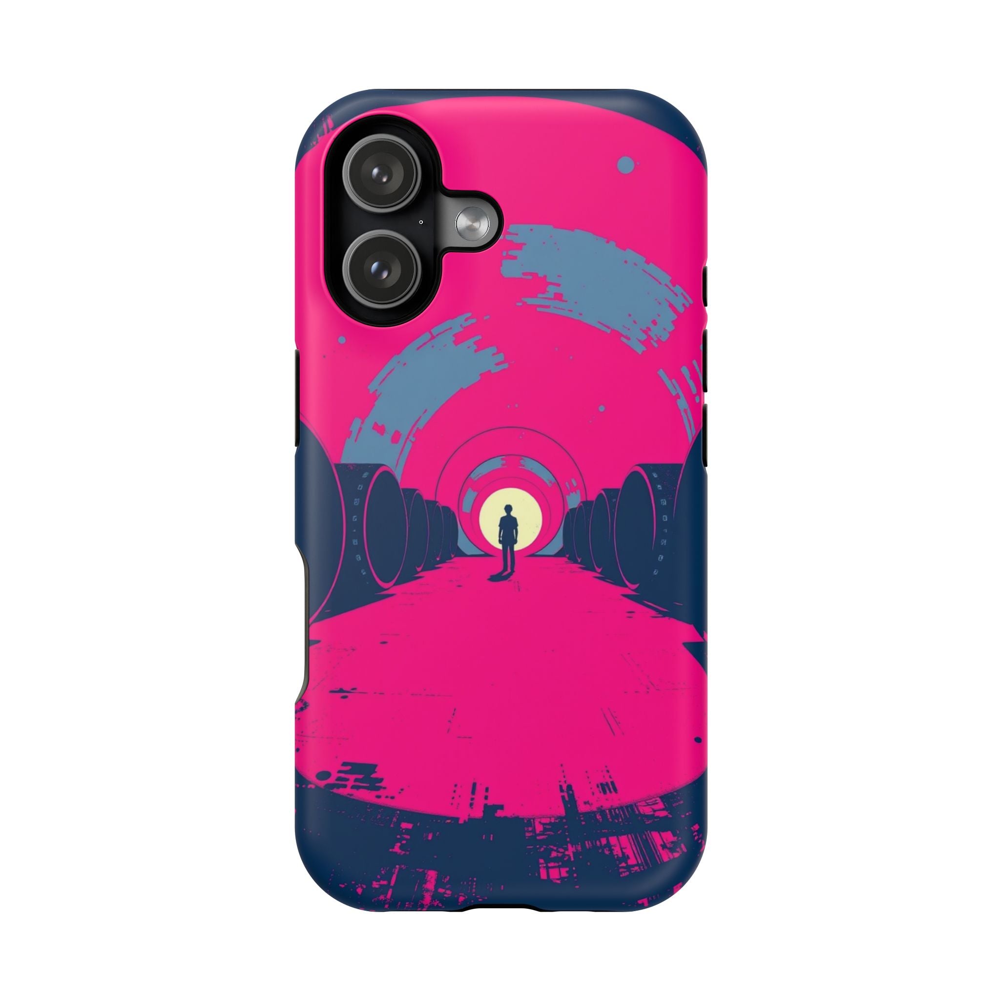 iPhone 1960s Mod Circles Bold Art Bold Modern Everyday Snap Case · iPhone Case