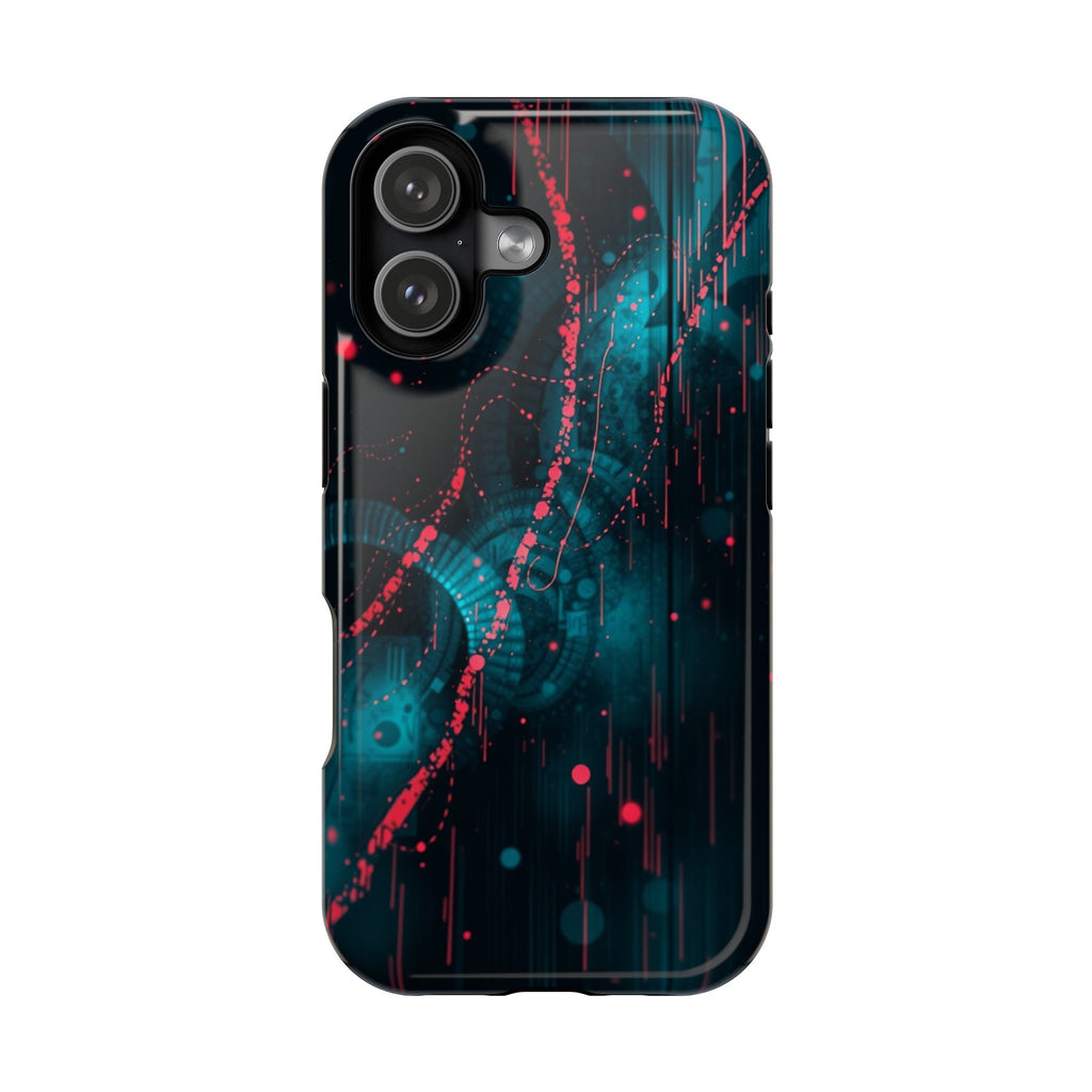 iPhone Digital Noise Cinematic Art Bold Modern Everyday Snap Case · iPhone Case