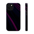 iPhone Carbon Fiber Weave Dark Gothic Ink Slim iPhone Everyday Designer · iPhone