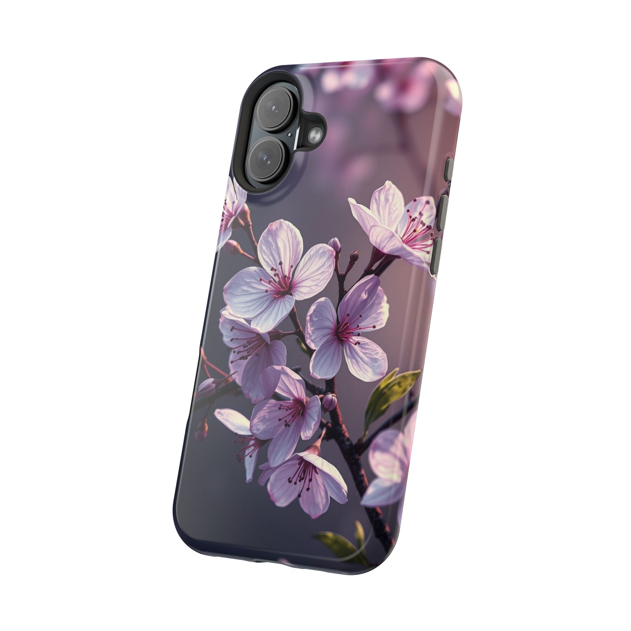 iPhone Cherry Blossom Enchanted Art Artistic Everyday Cas Slim Snap Case · iPhon