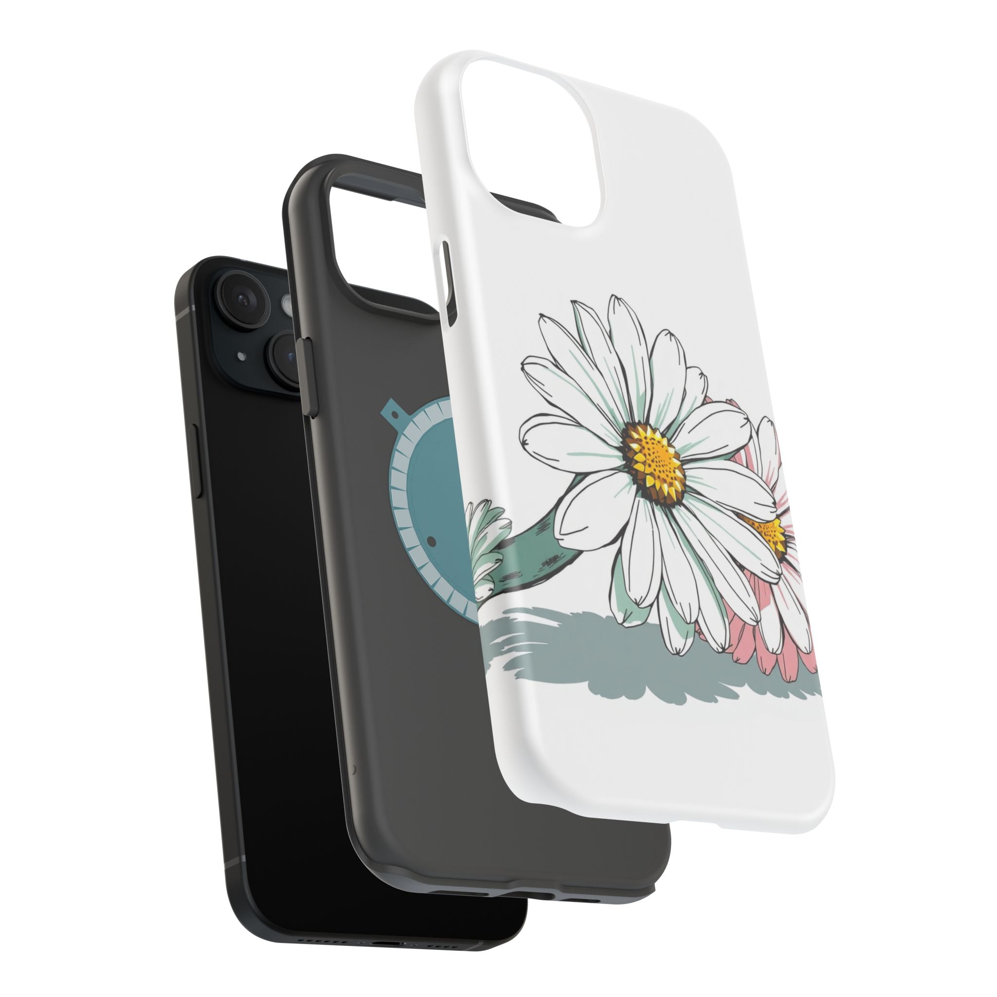 iPhone Daisy Chain Hand-Drawn Sketch Slim Everyday Designer Case · iPhone Case