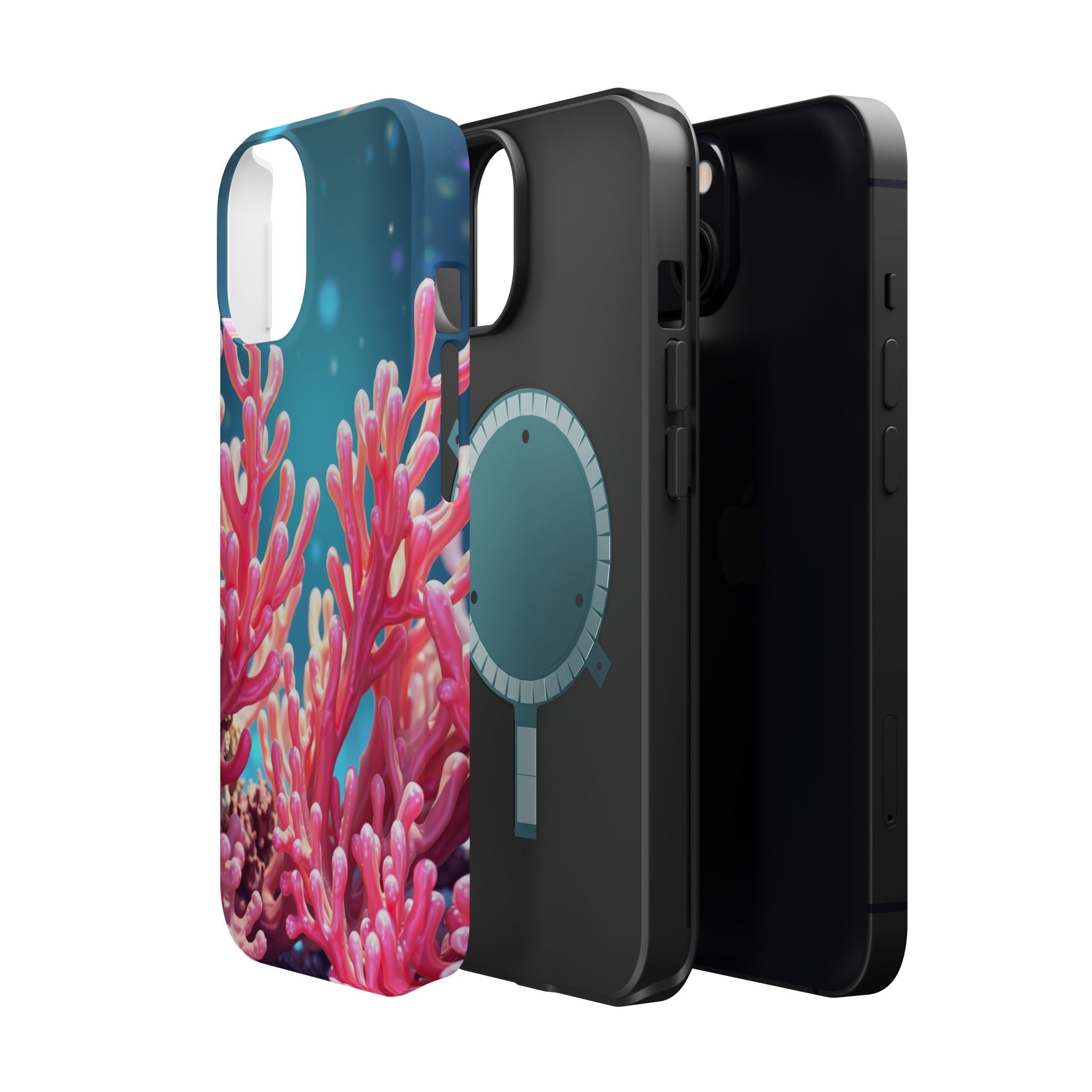 iPhone Coral Reef Life Holographic Iridescent Slim iPhone Everyday · iPhone Case