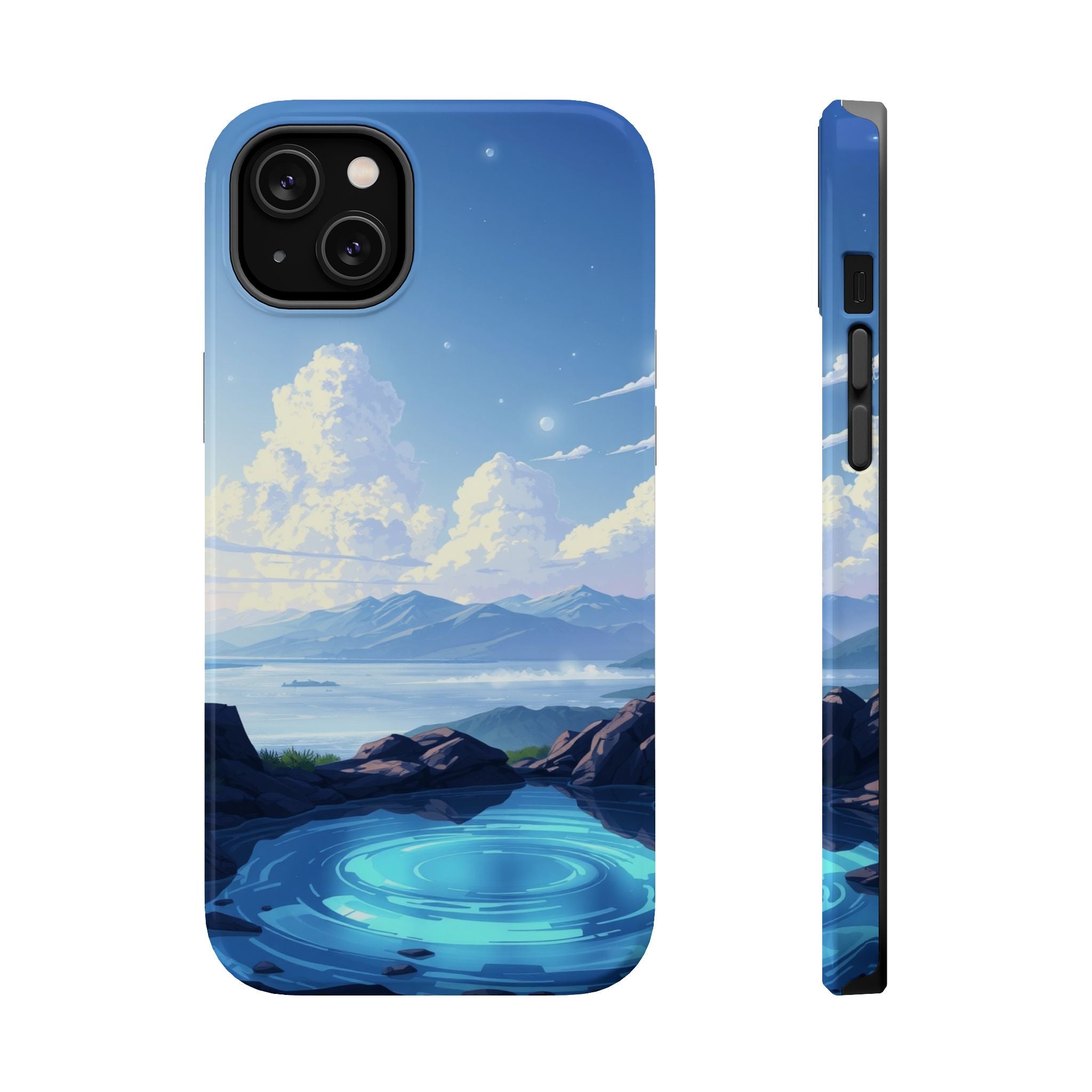 iPhone Earthy Tidal Pool Design 18 Bold Modern Everyday Snap Case · iPhone Case