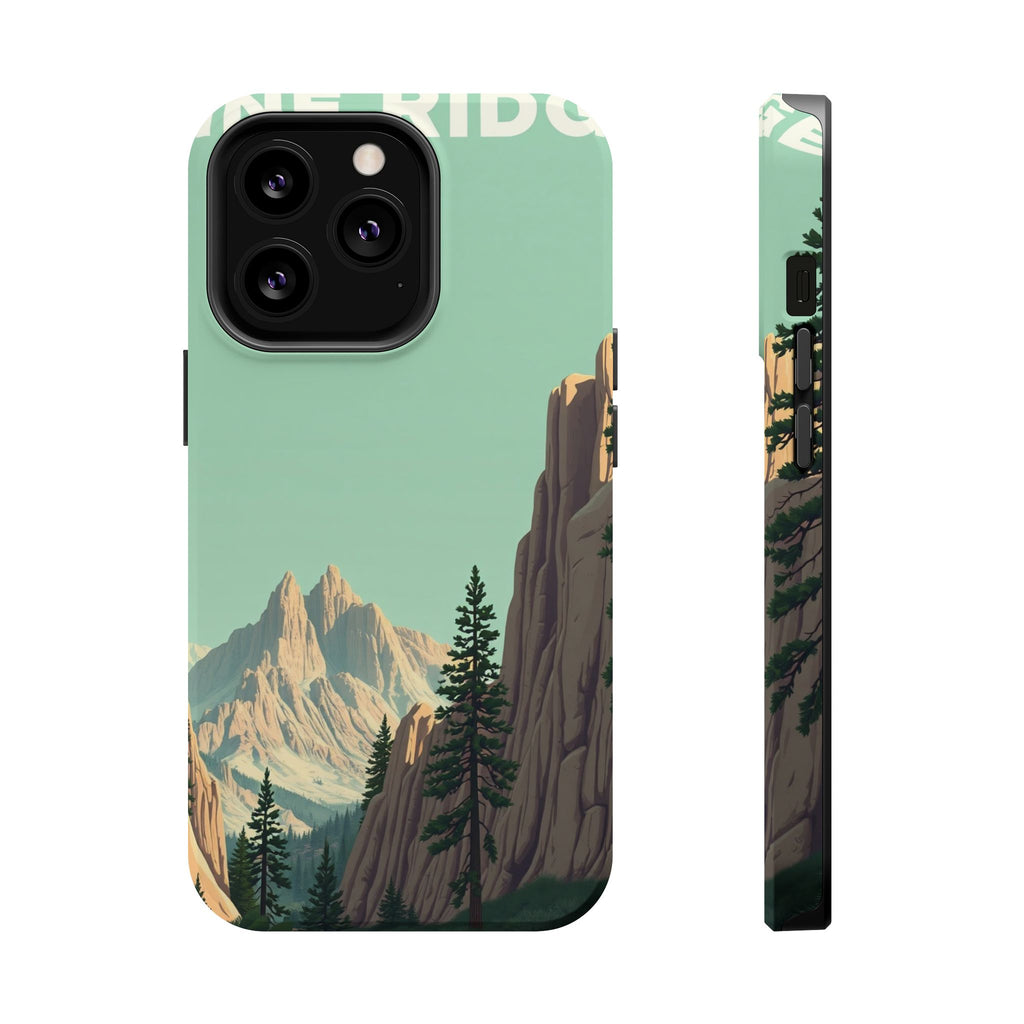 iPhone Pine Ridge Electric Art 16 Bold Modern Everyday Snap Case · iPhone Case