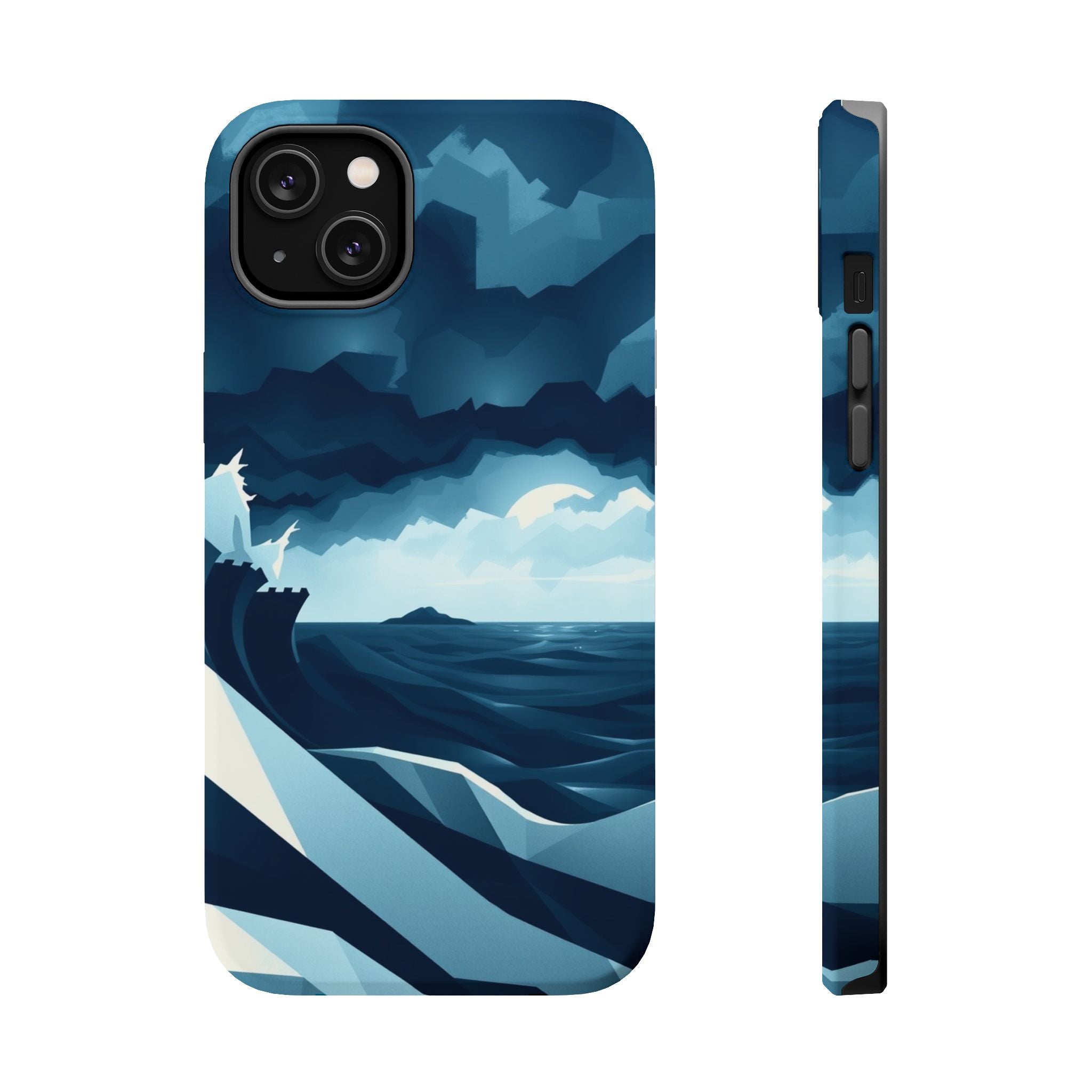 iPhone Dreamy Storm at Sea Design 10 Slim Everyday Designer Case · iPhone Case